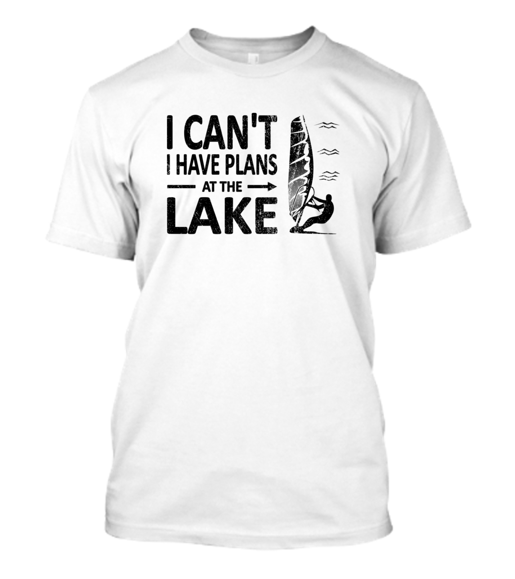 I Can't I Have Plans At The Lake Windsurfing Fun T-Shirt