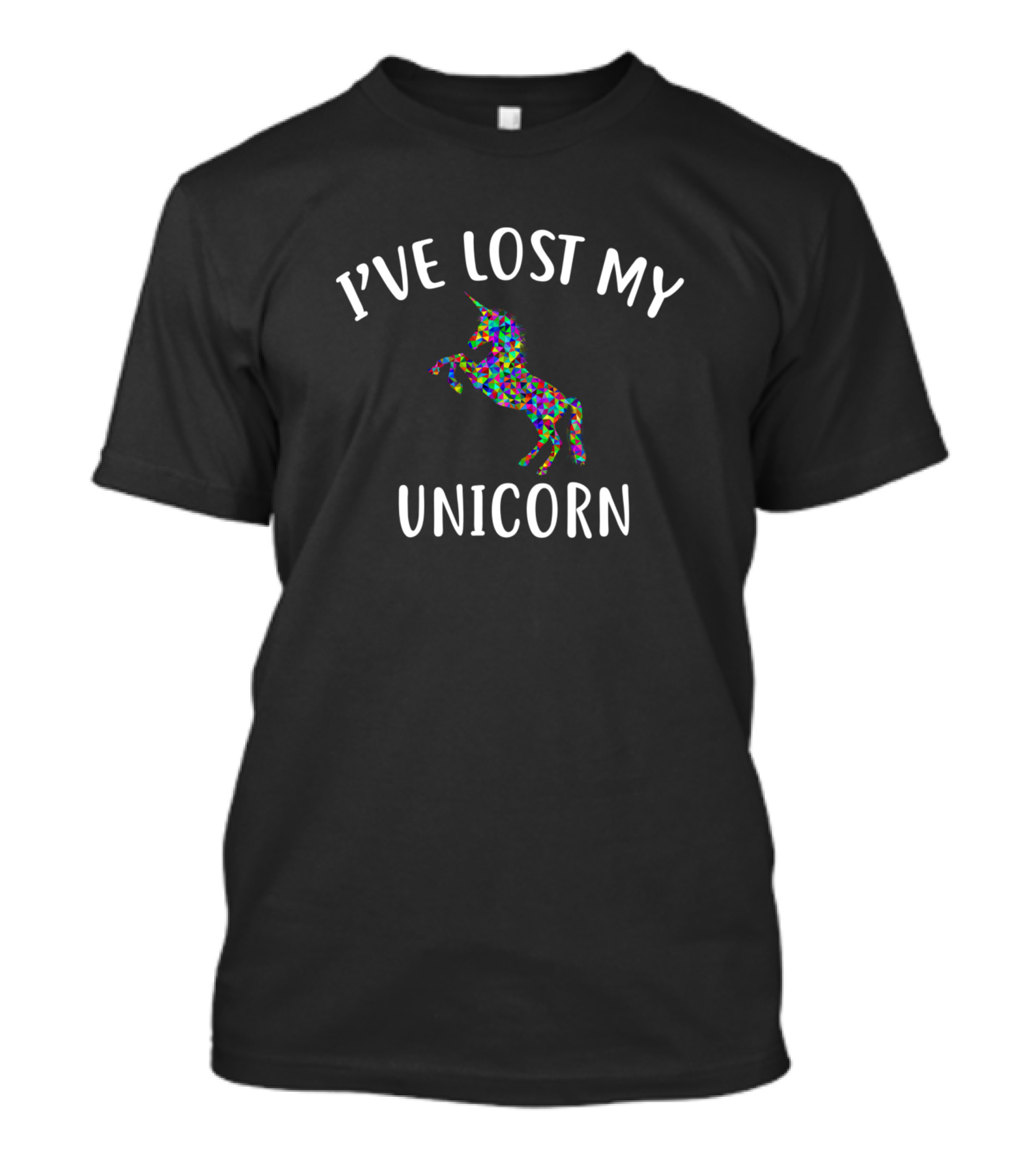 I've Lost My Unicorn Multicolored T-Shirt