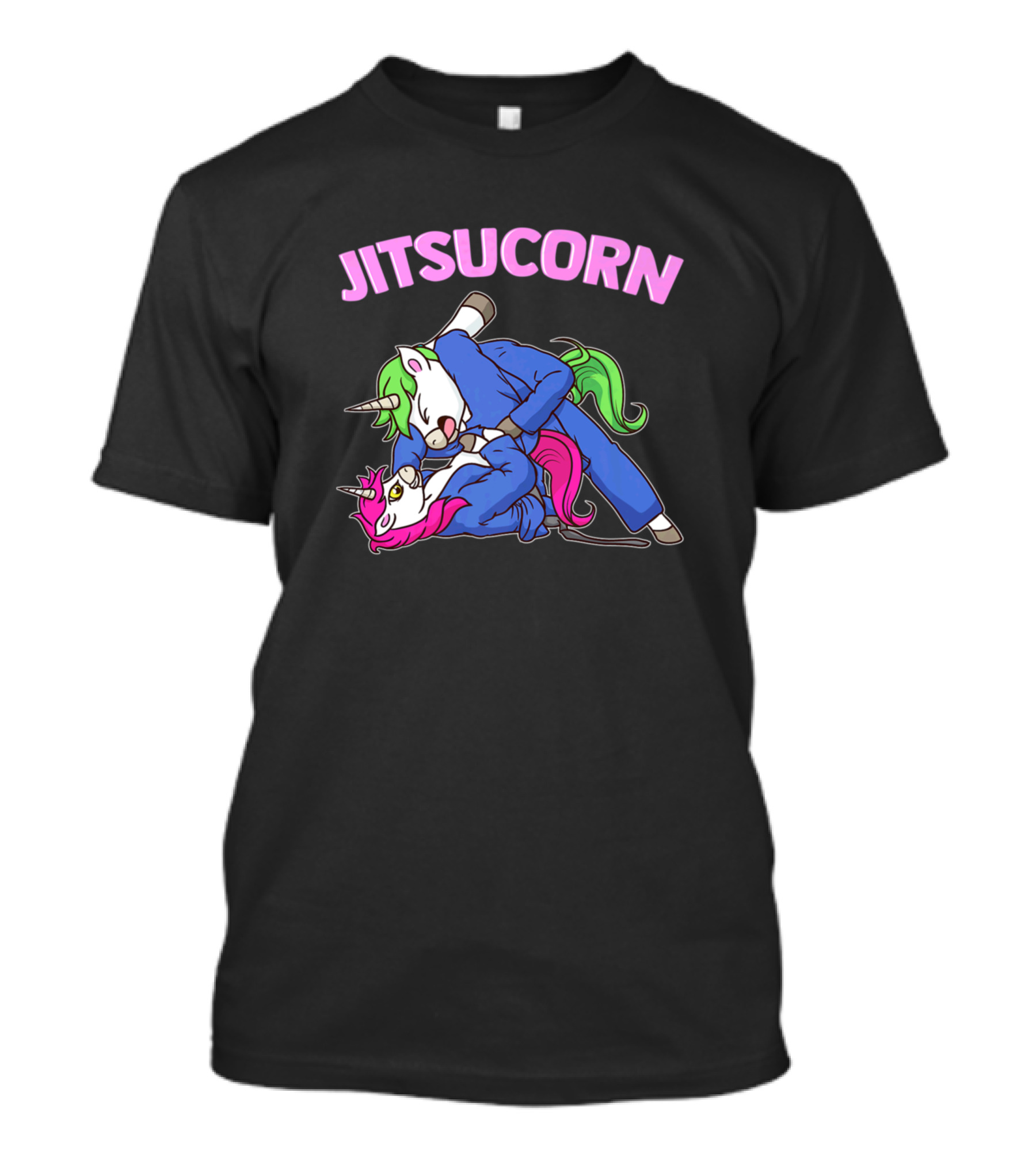 Jitsucorn Unicorn Brazilian Jiu Jitsu BJJ Martial Arts Fun T-Shirt