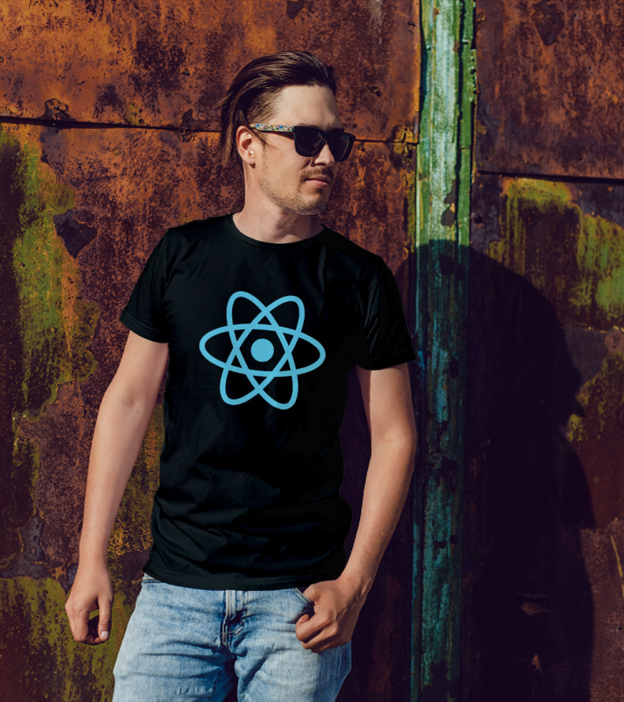 ReactJS Logo Atom Icon Jquery T-Shirt
