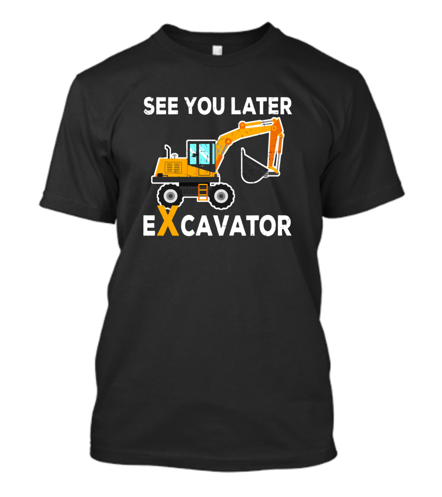 Kids Digging Excavator See You Later Excavator T-Shirt