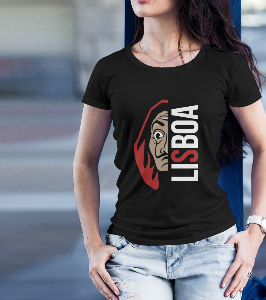 La Casa De Papel Lisboa Mask Red Hood T-Shirt
