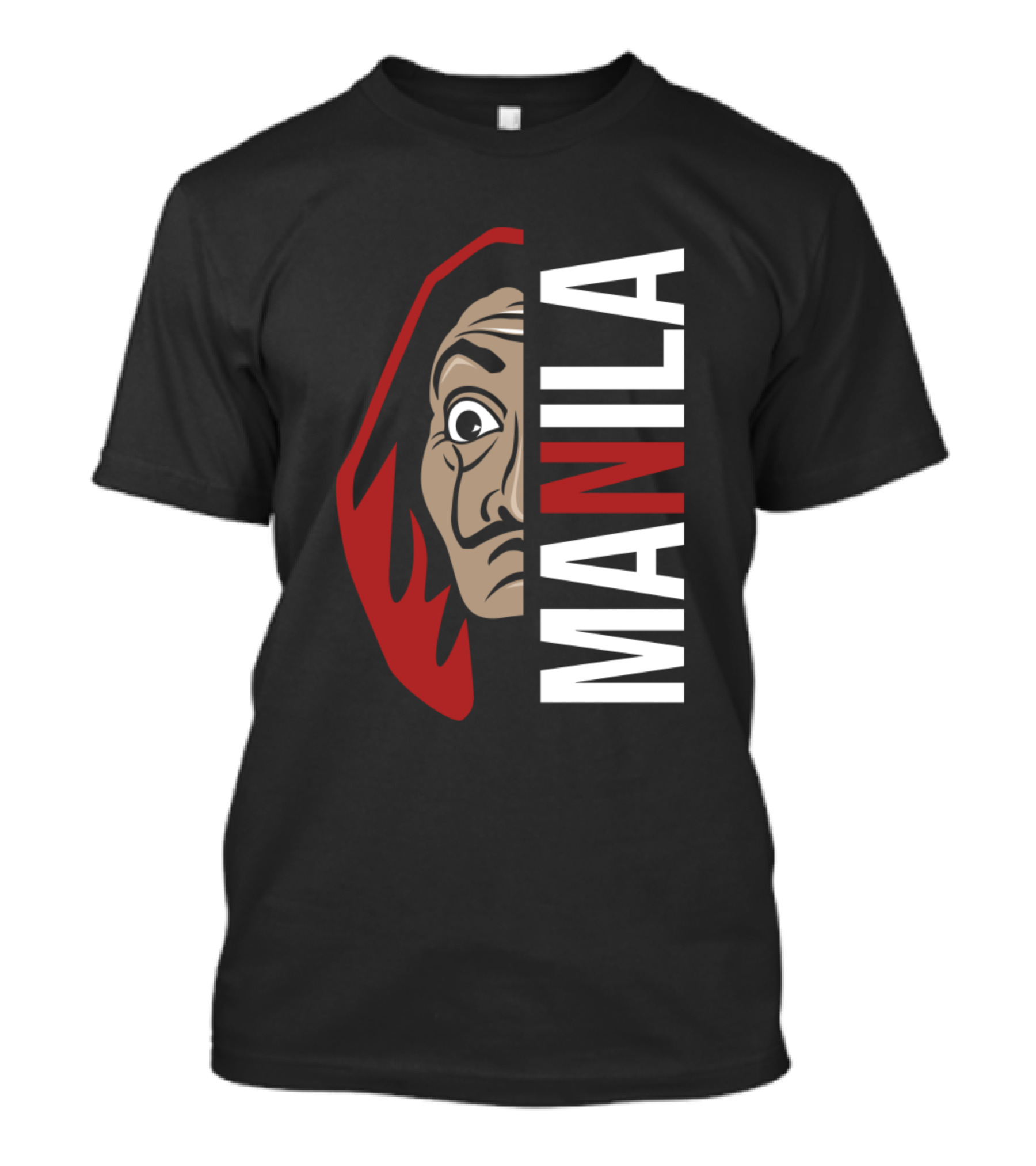 La Casa De Papel Manila Salvador Dalí Mask Facade T-Shirt