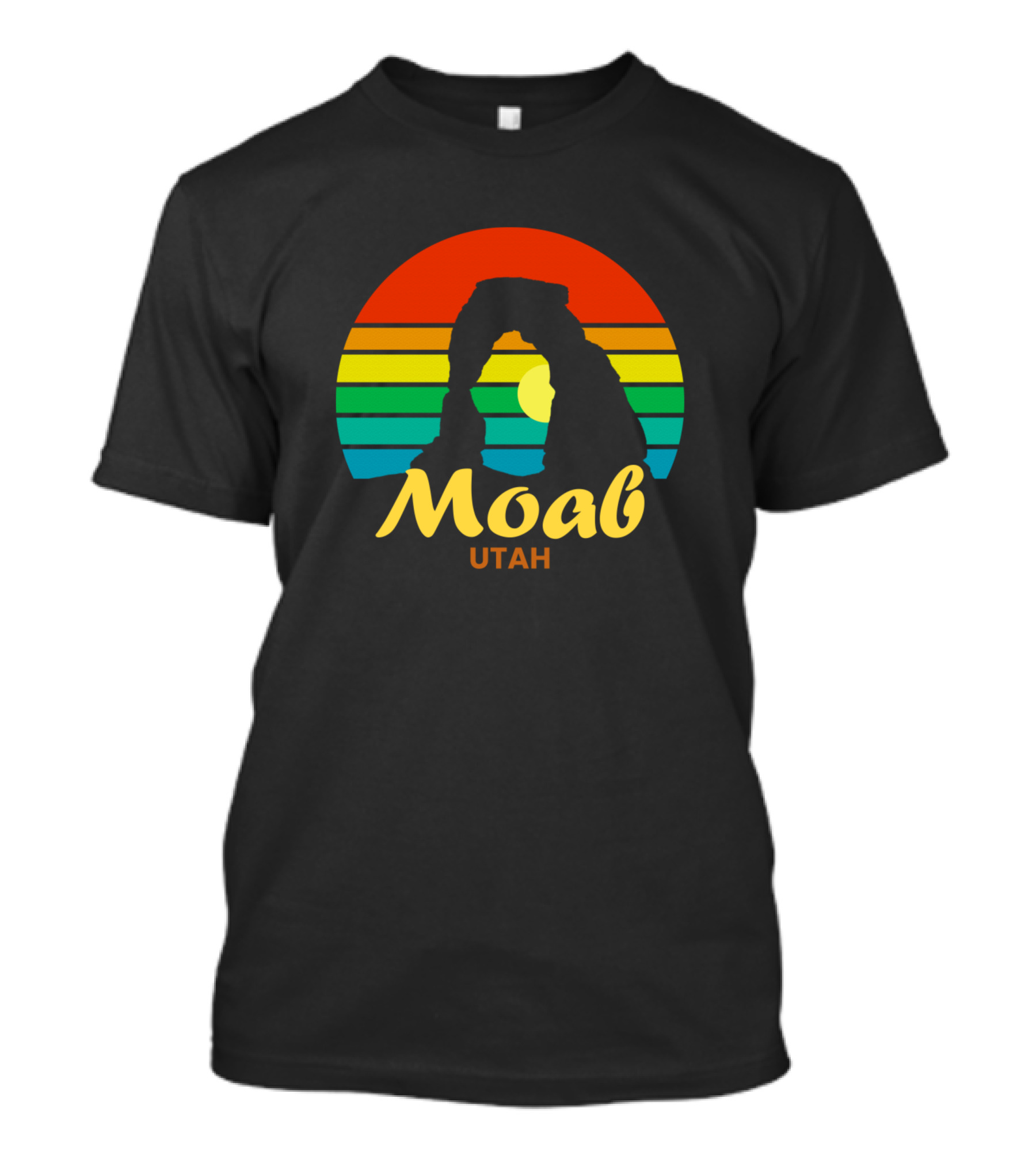 Moab Utah Sunset Rainbow Arch T-Shirt