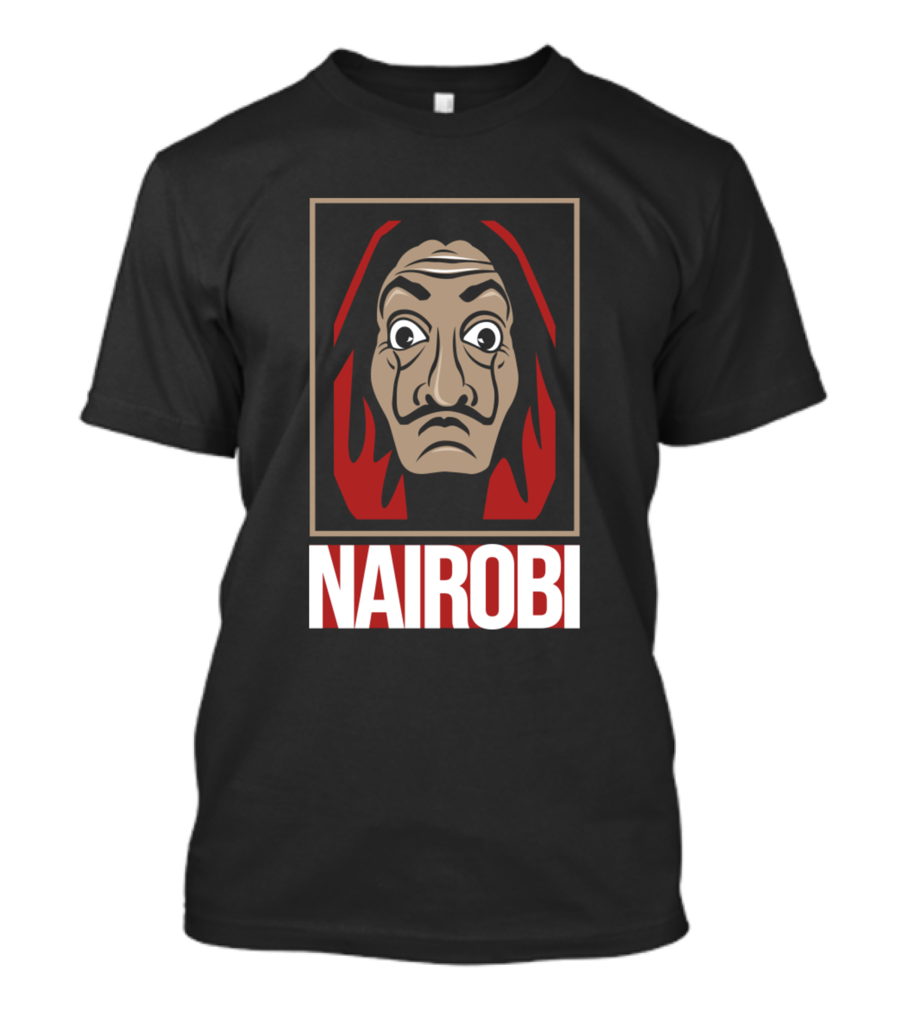 Nairobi Salvador Dalí Mask Money Heist T-Shirt