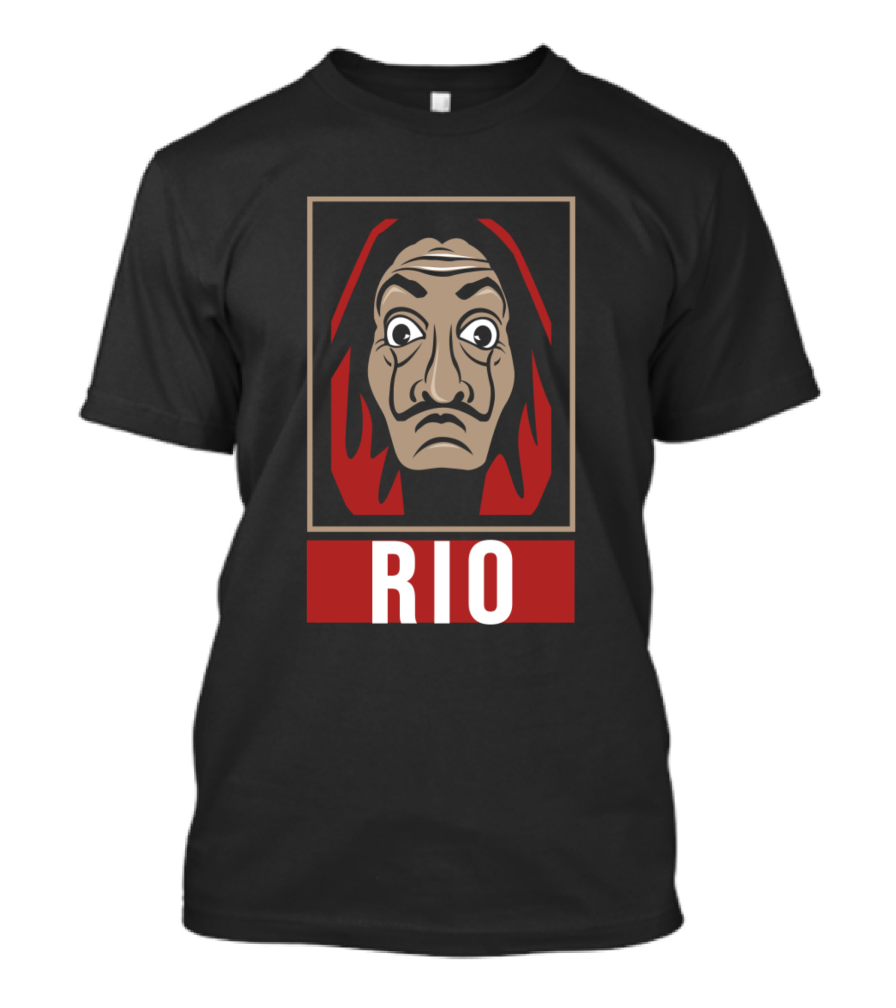 Rio Mask Money Heist Salvador Dalí T-Shirt