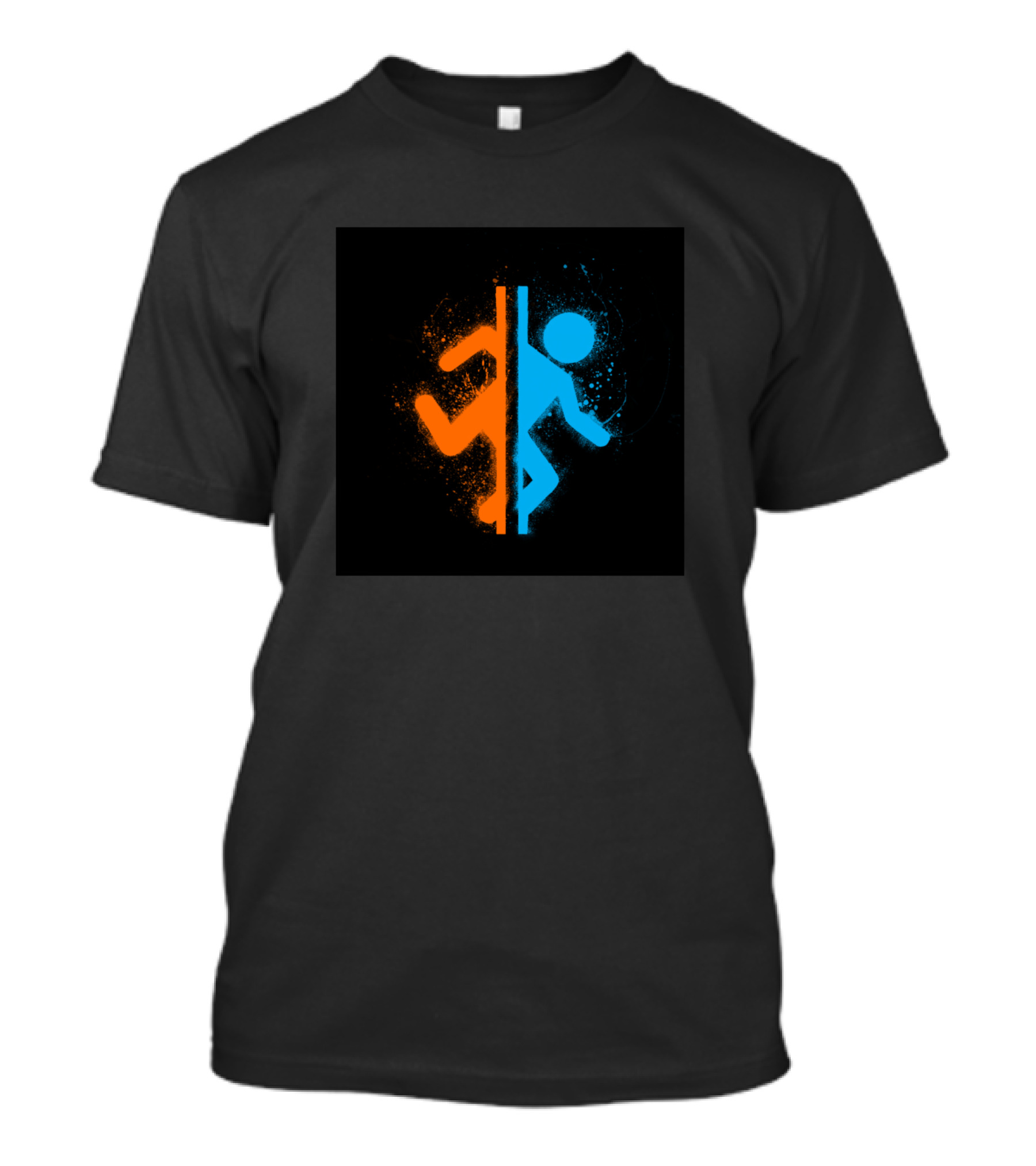 Portal Video Game Iconic Split T-Shirt
