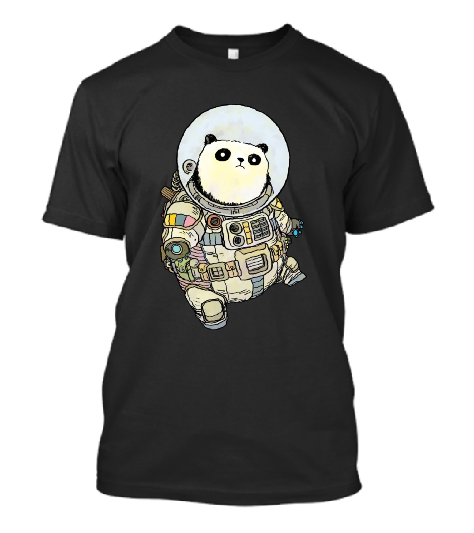Space Panda Astronaut Adventure T-Shirt