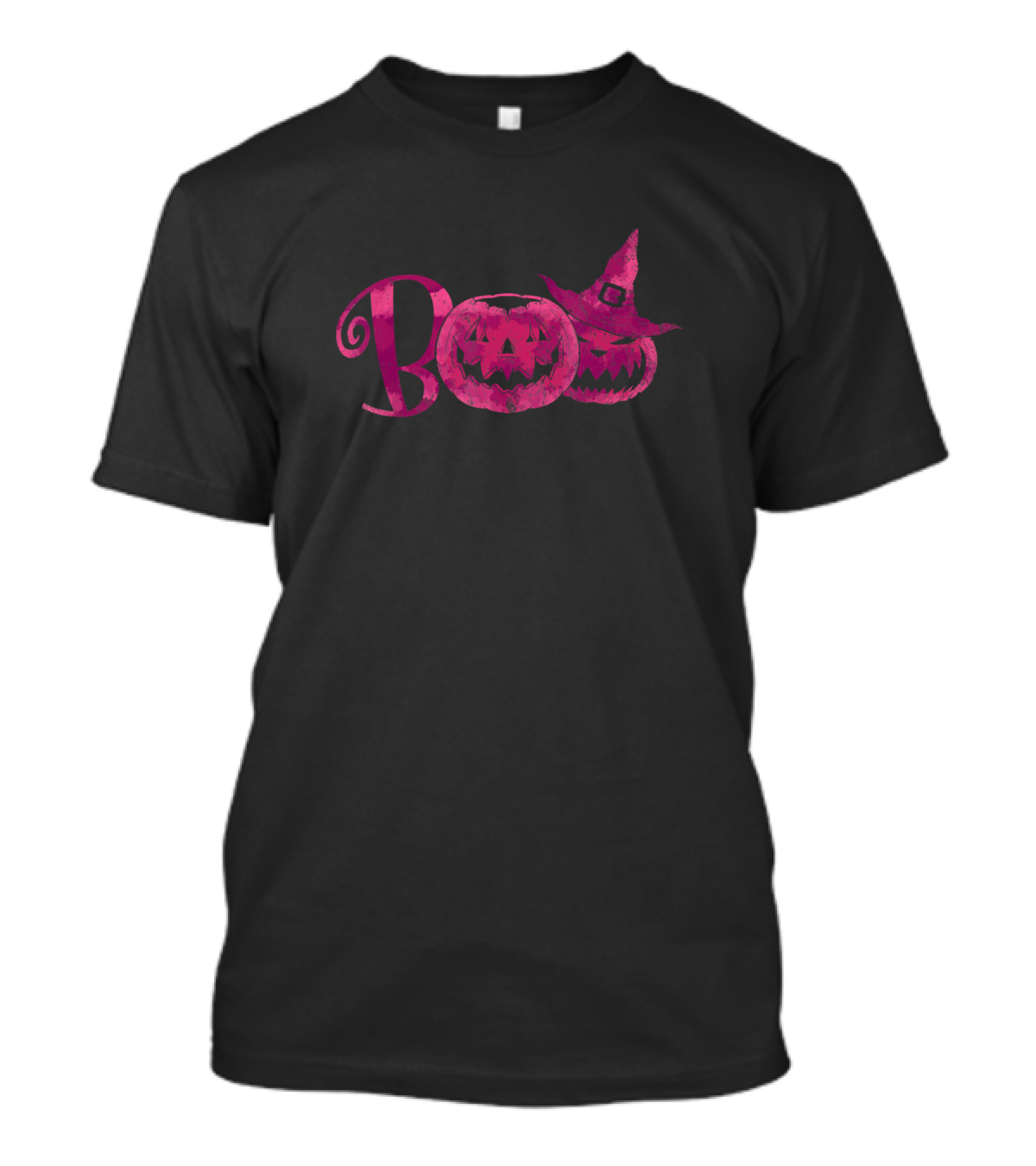 Boo Spooky Jack O Lantern Witch Hat T-Shirt