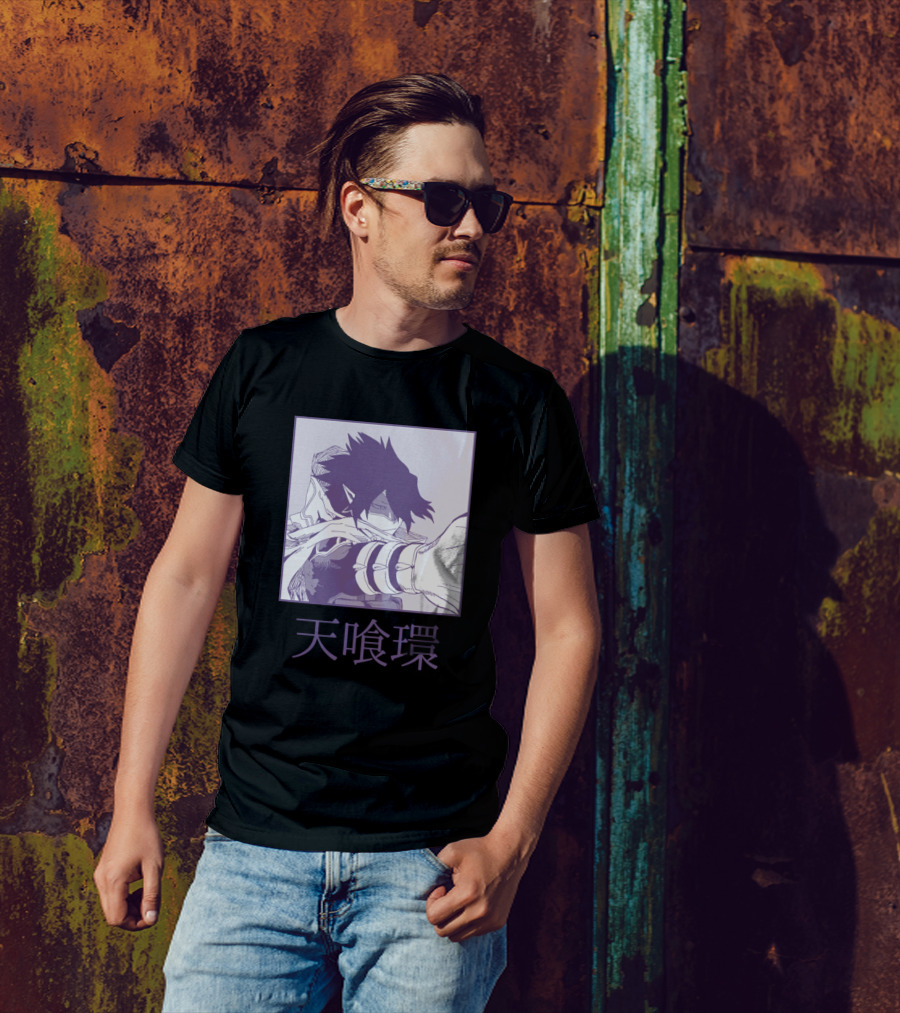 Tamaki Amajiki Purple Manga Art T-Shirt