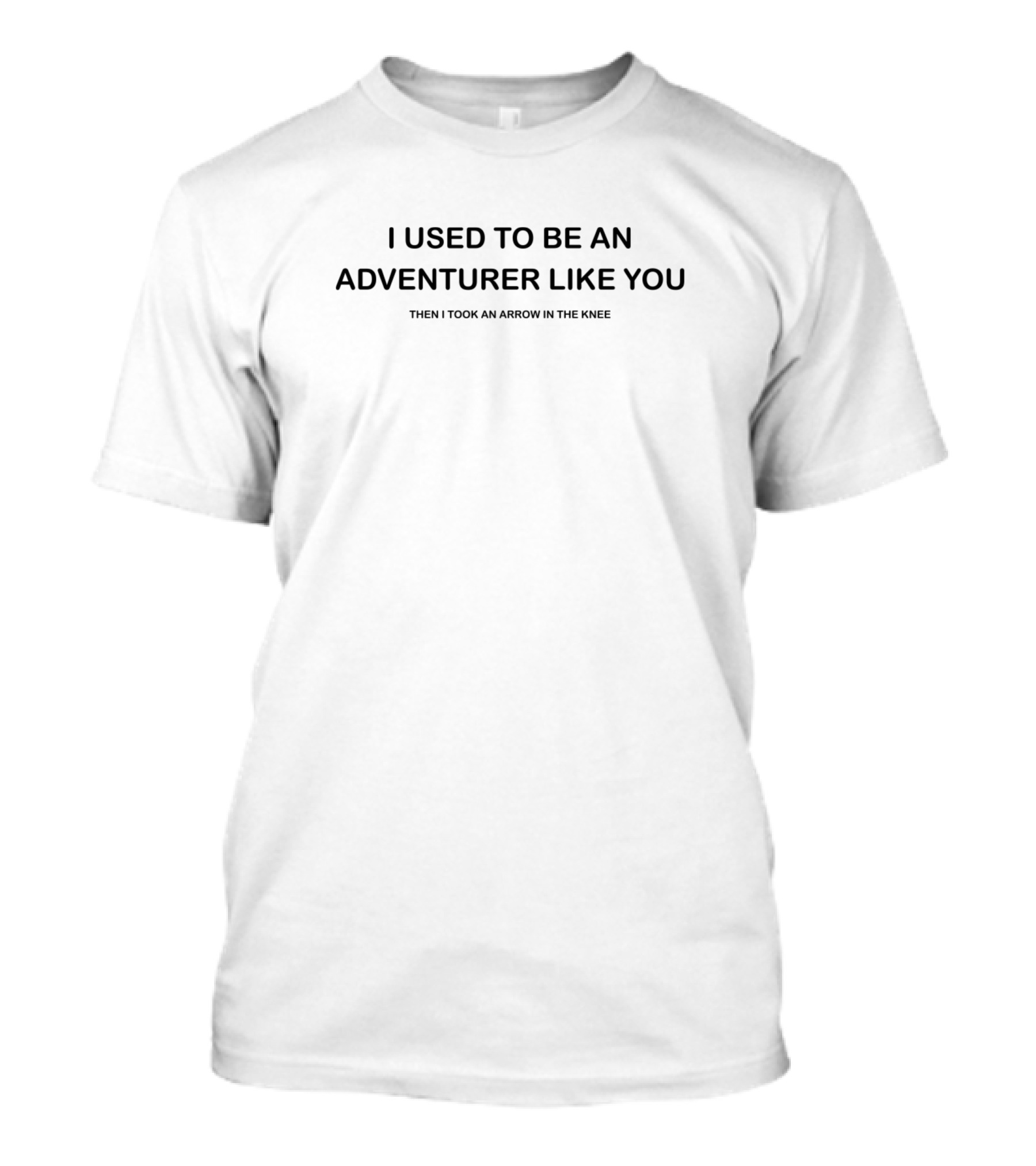 I Used To Be An Adventurer Like You Then I Took An Arrow In The Knee T-Shirt