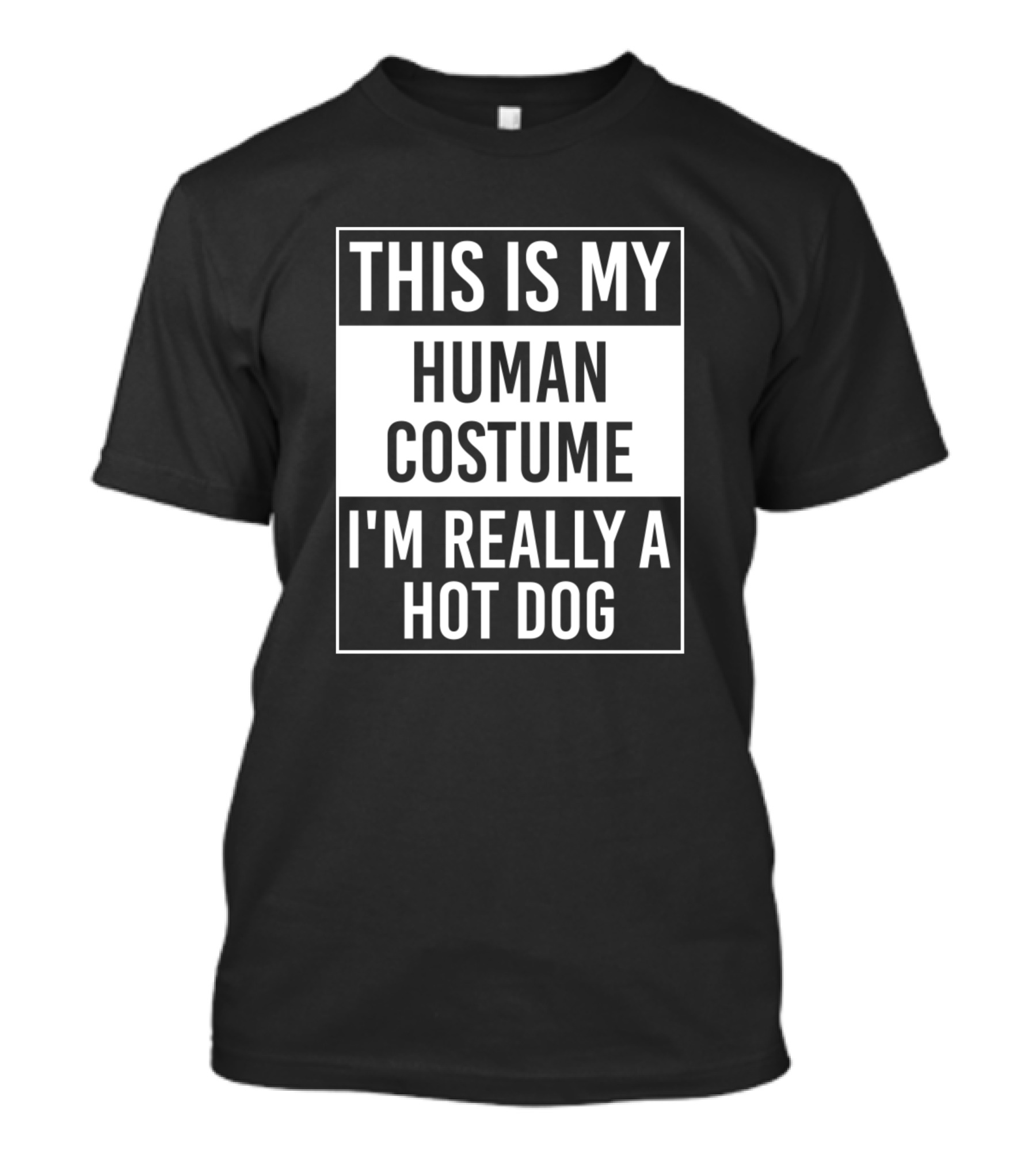 This Is My Human Costume I'm Really A Hot Dog T-Shirt