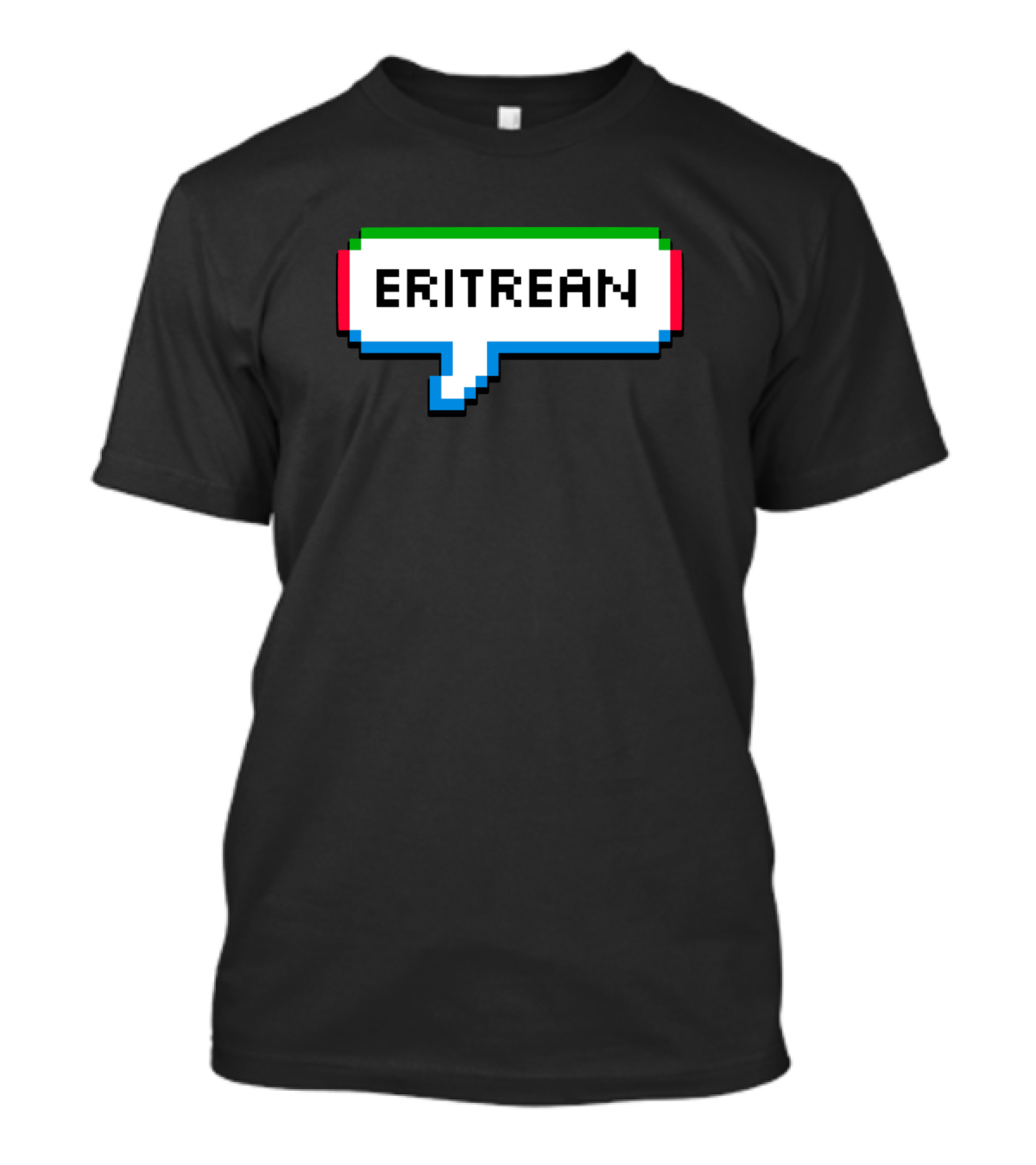 Eritrean Pixel Speech Bubble T-Shirt
