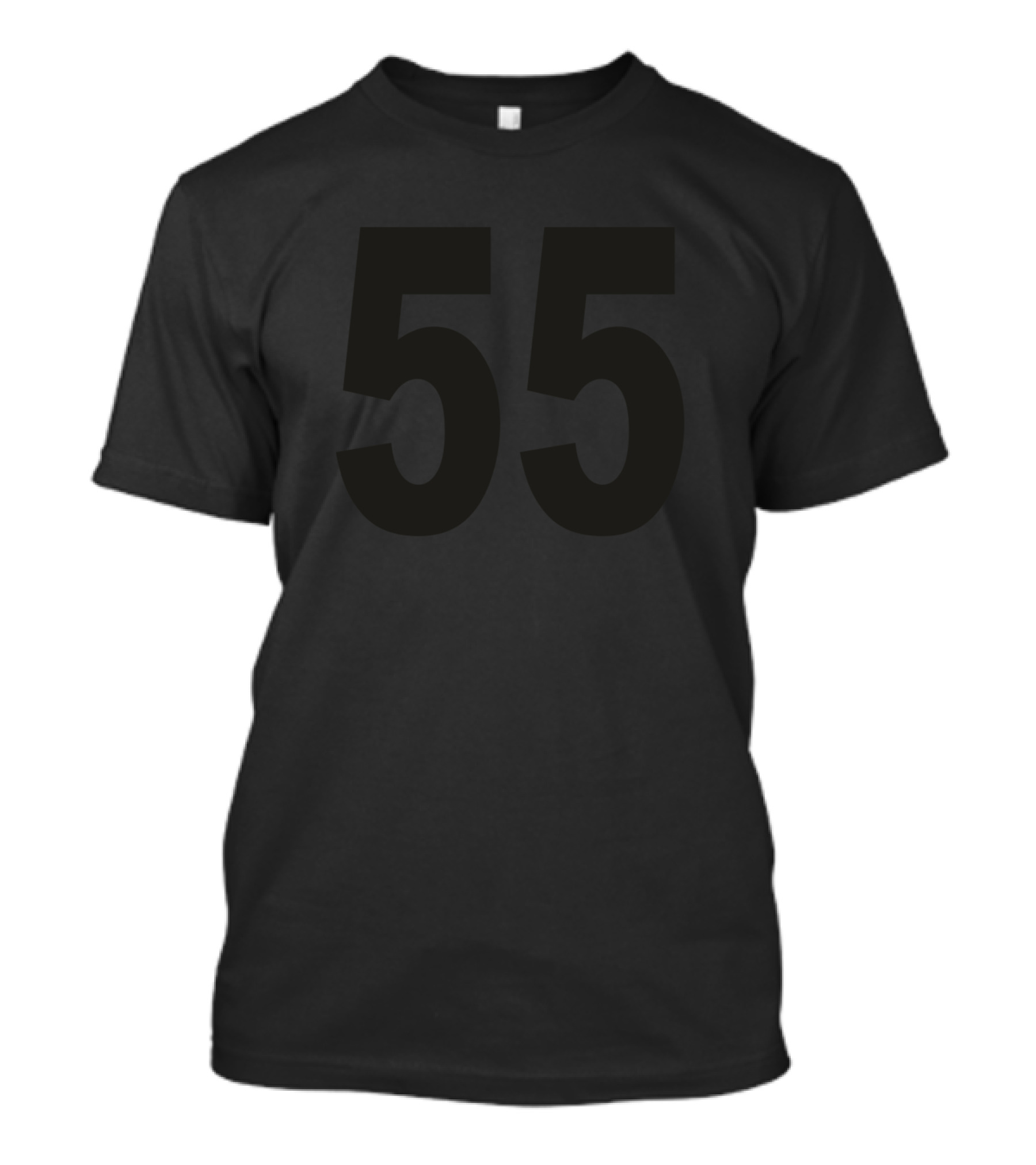 Fifty Five 55 Bold Number T-Shirt