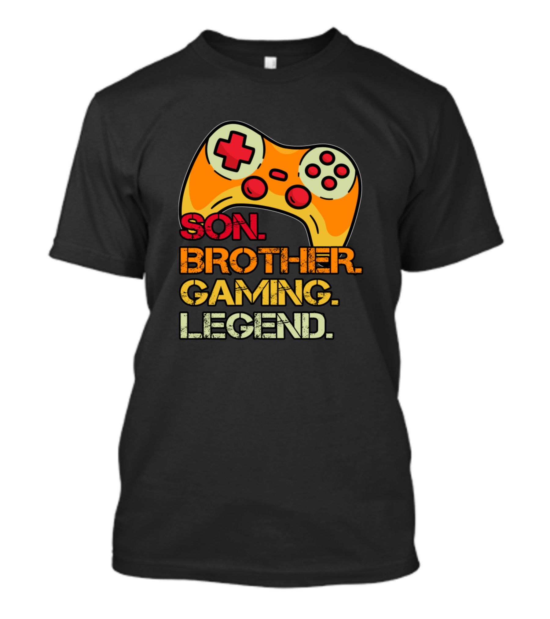 Son Brother Gaming Legend Controller Teenage Boys 8 12 Year Old T-Shirt