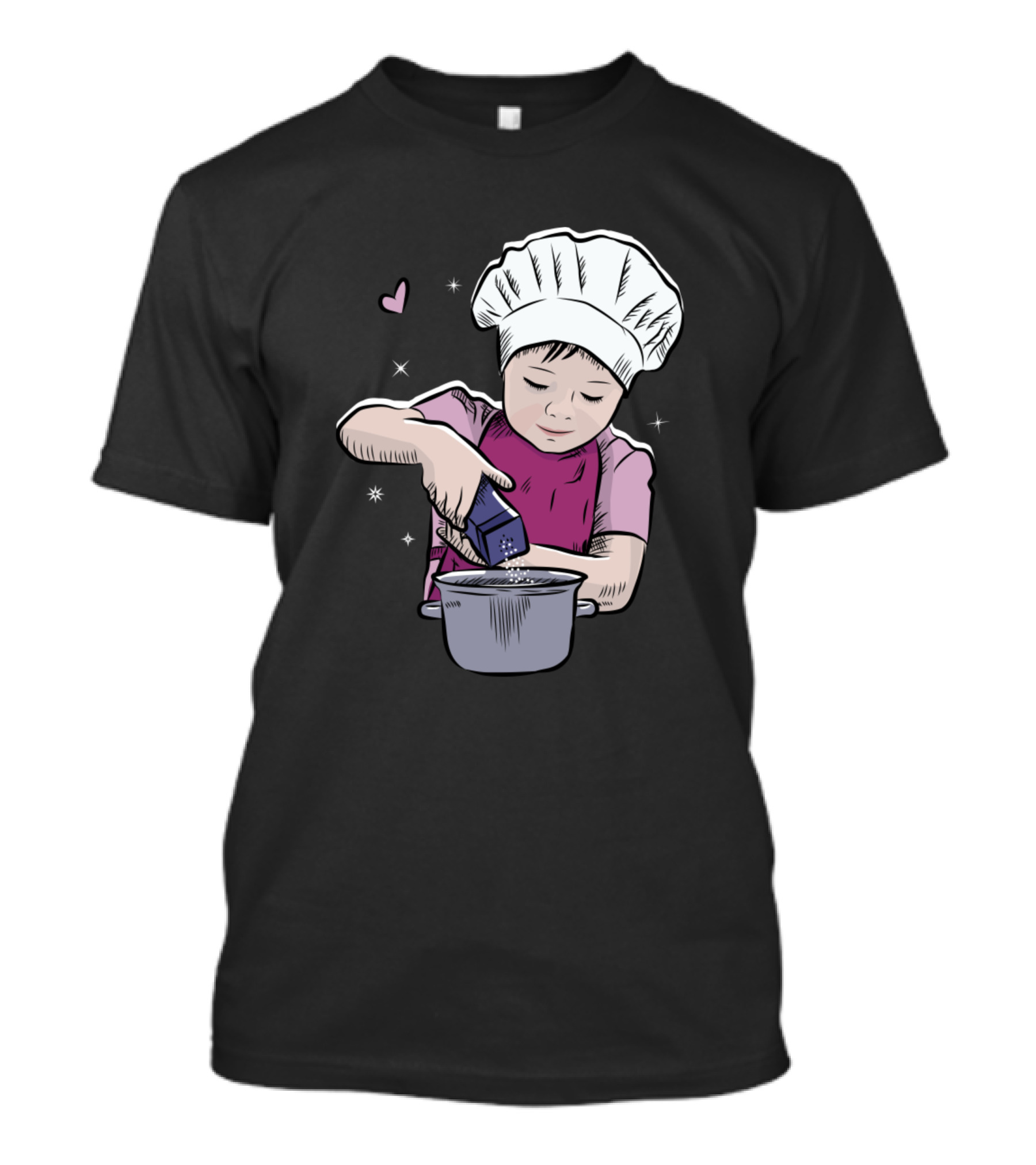 Girl Cooking With Love And Sparkles T-Shirt