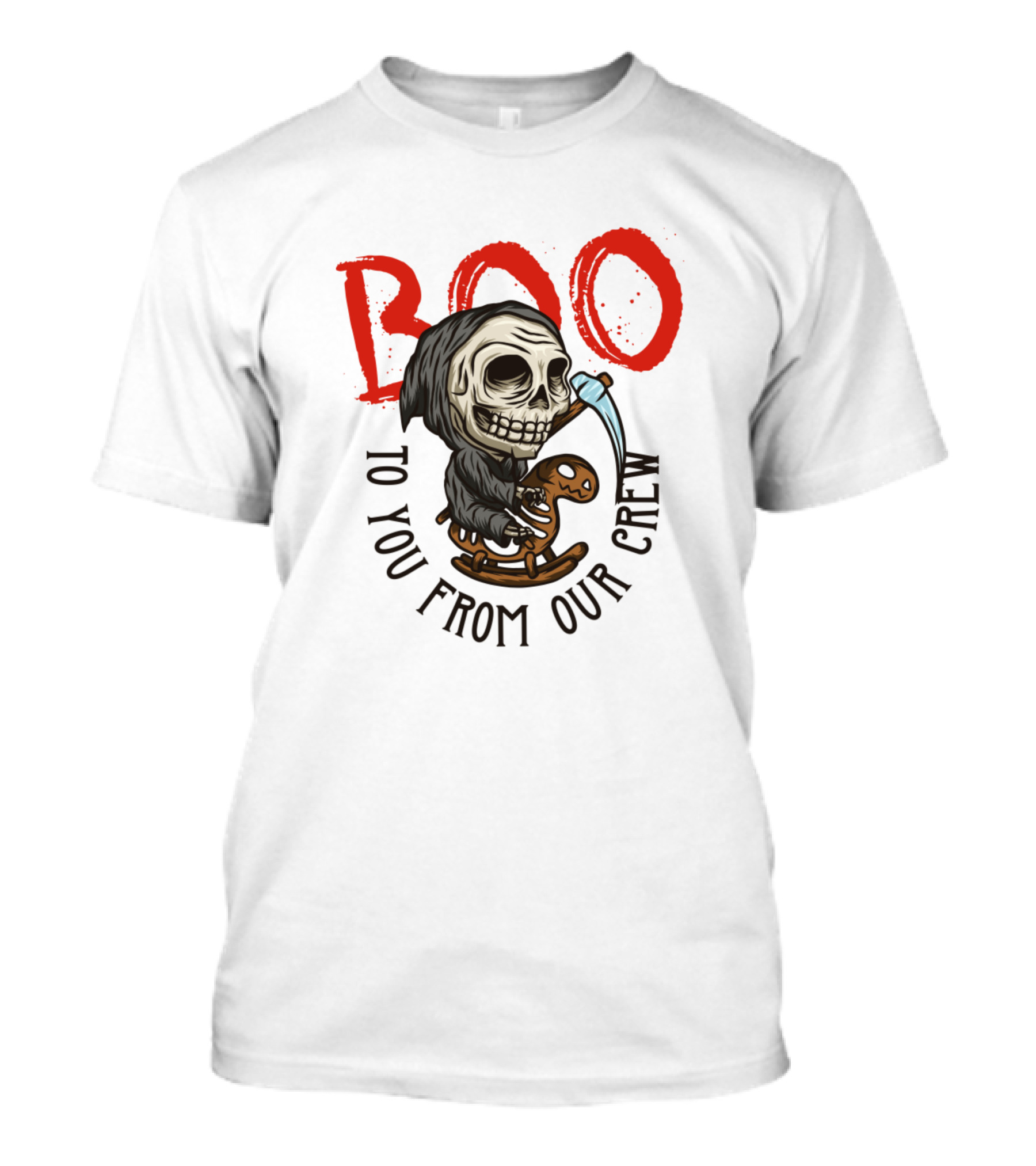 BOO Zombie Rider To You From Our Crew T-Shirt