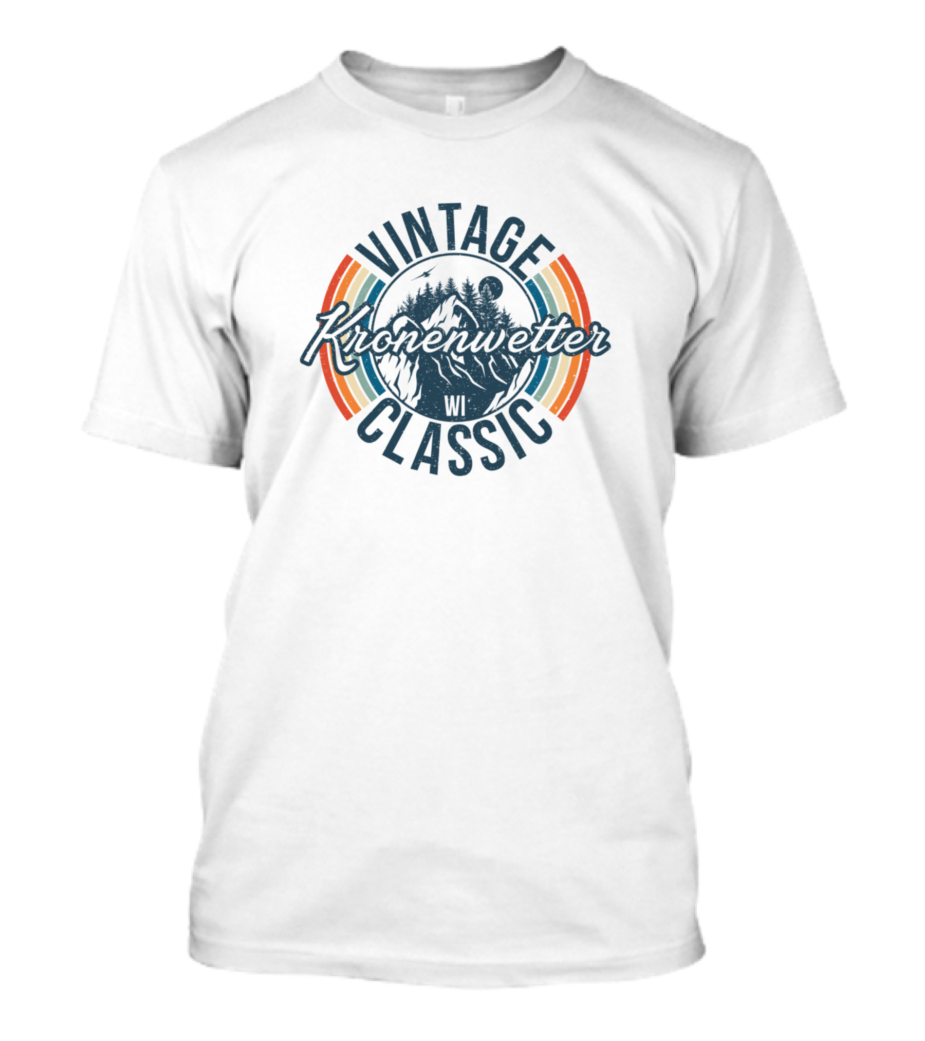 Kronenwetter WI Vintage Classic Retro T-Shirt