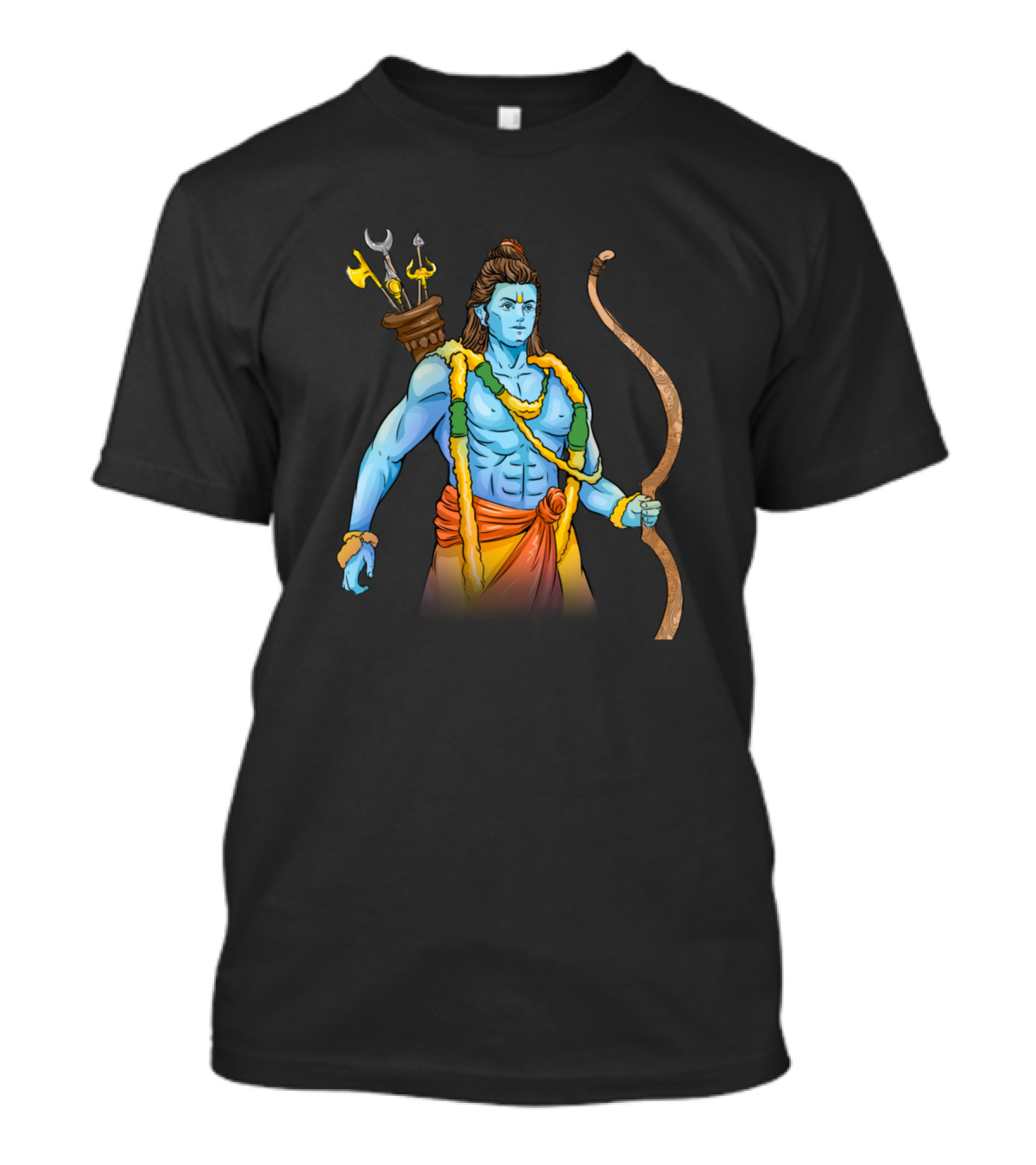 Ram With Bow And Arrows Indian Deity T-Shirt