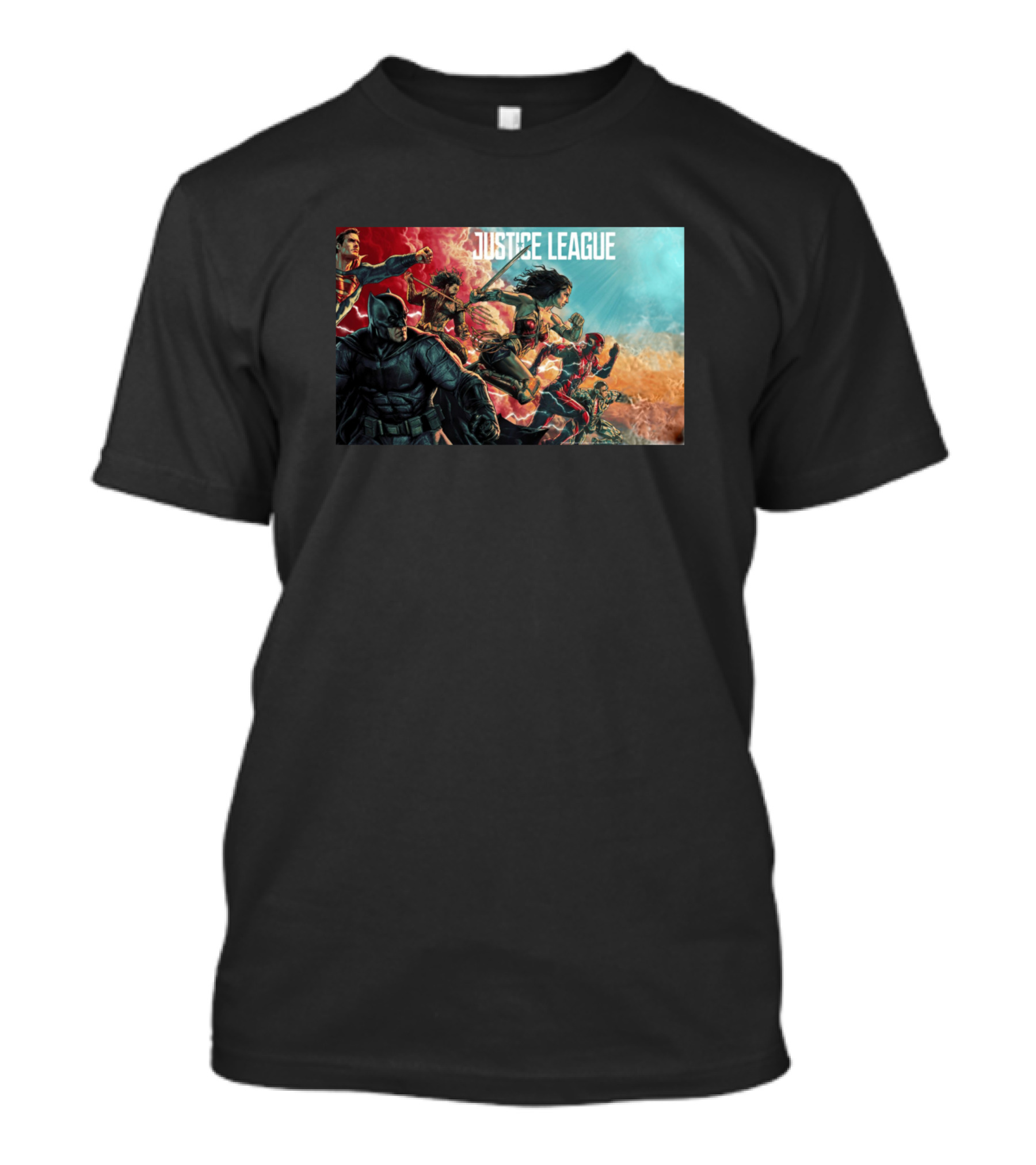 Justice League Snydercut Iconic Hero Ensemble T-Shirt