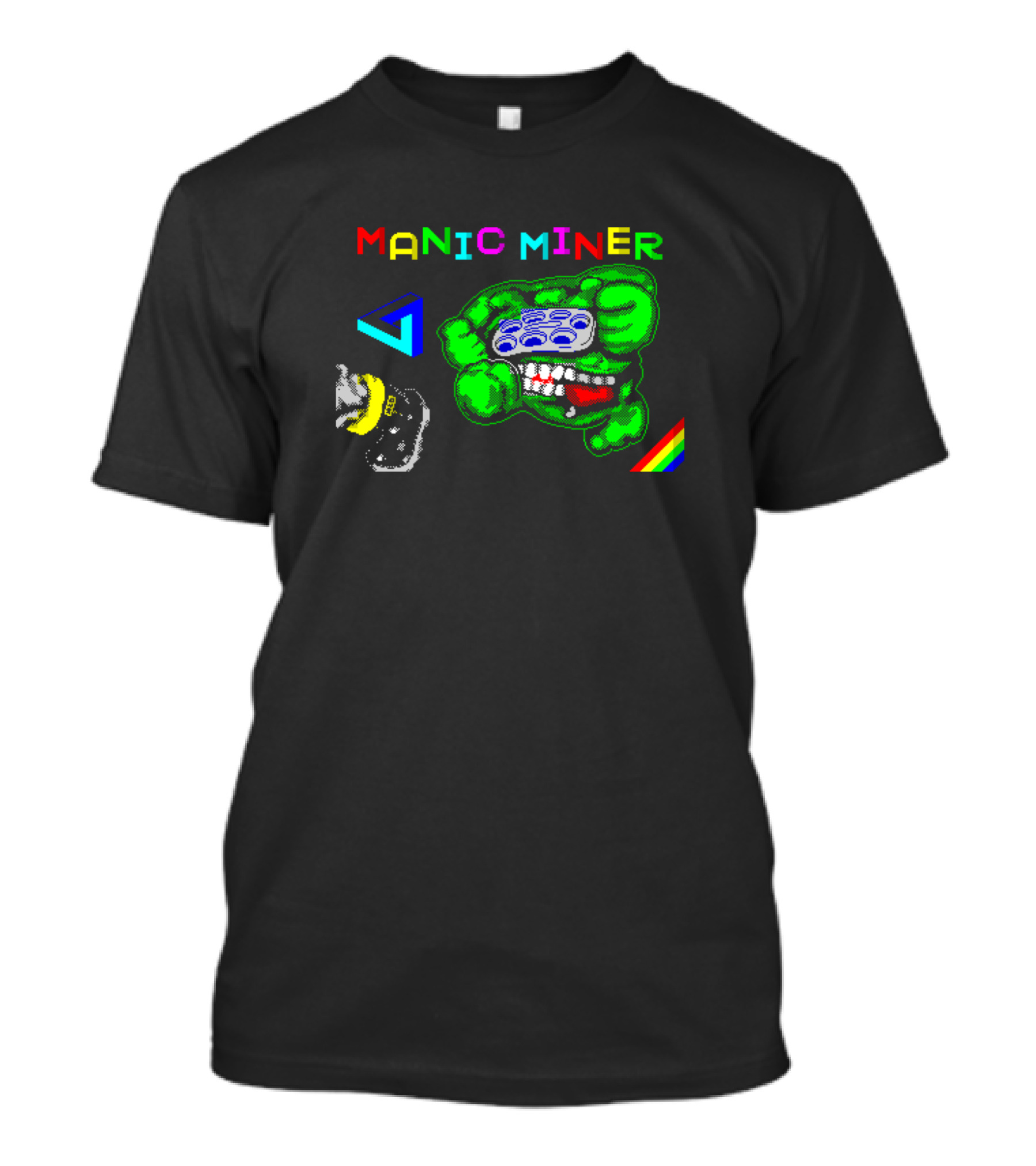 Manic Miner Retro Gaming Nostalgia ZX Spectrum T-Shirt