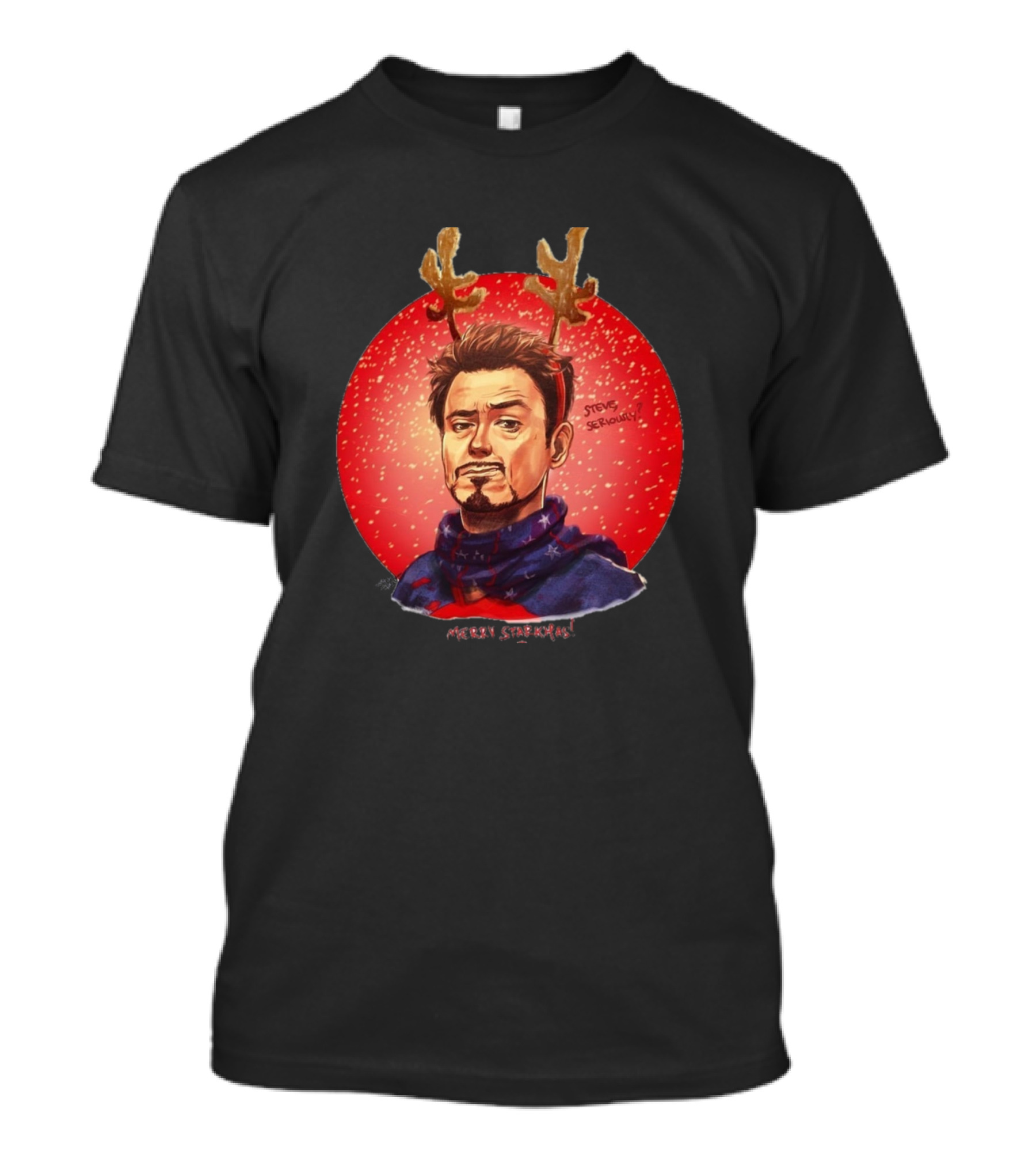 Merry Starkmas Merry Christmas Marvel T-Shirt