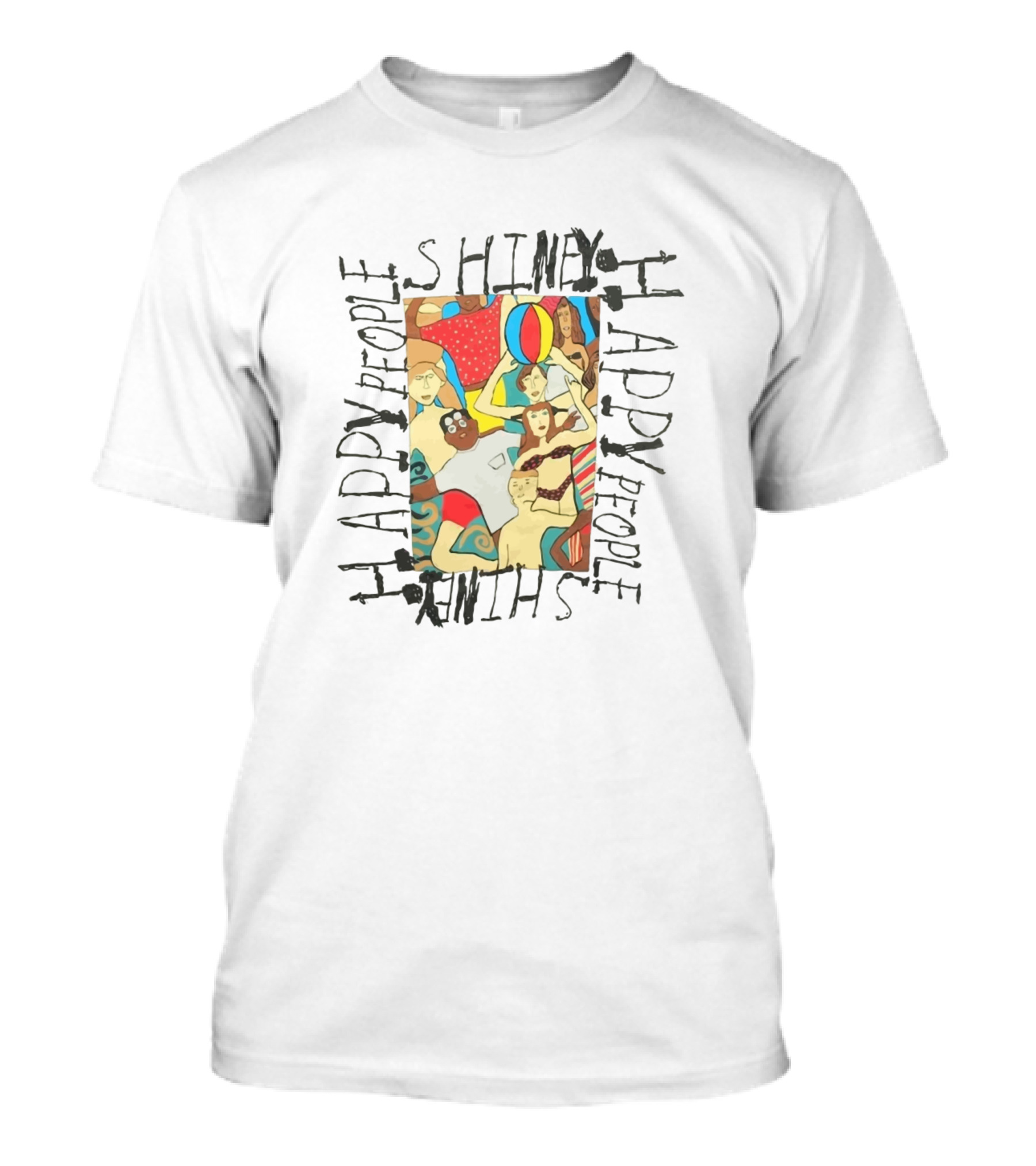 1991 REM Shiny Happy People Single Release T-Shirt