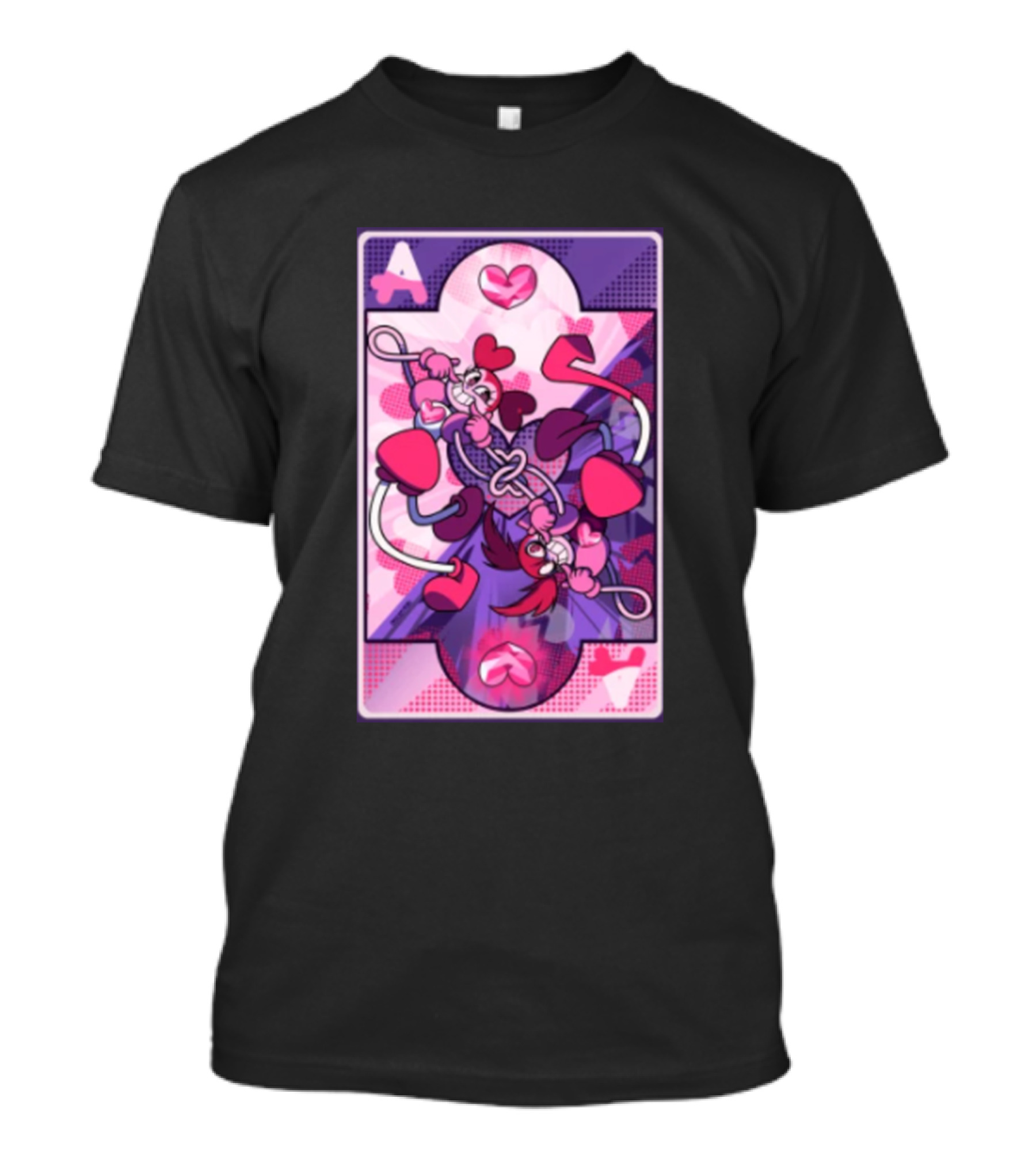 Ace Of Hearts Spinel Playing Card T-Shirt