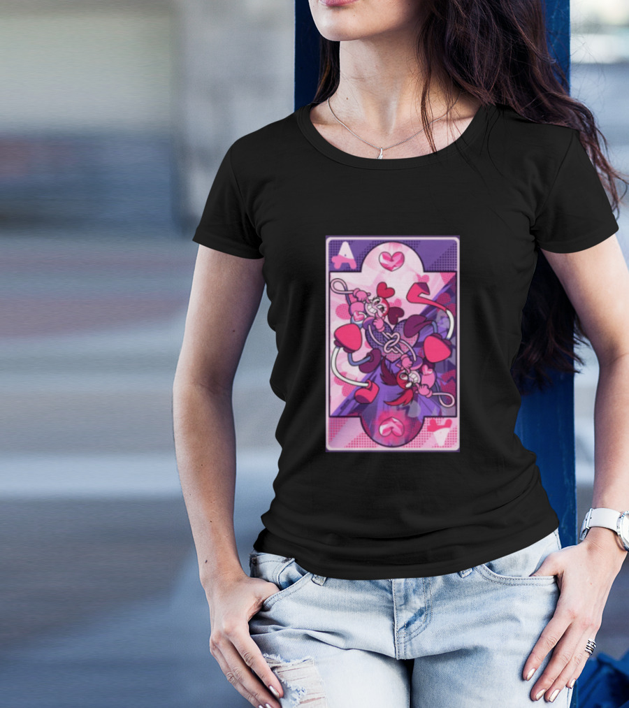Ace Of Hearts Spinel Playing Card T-Shirt