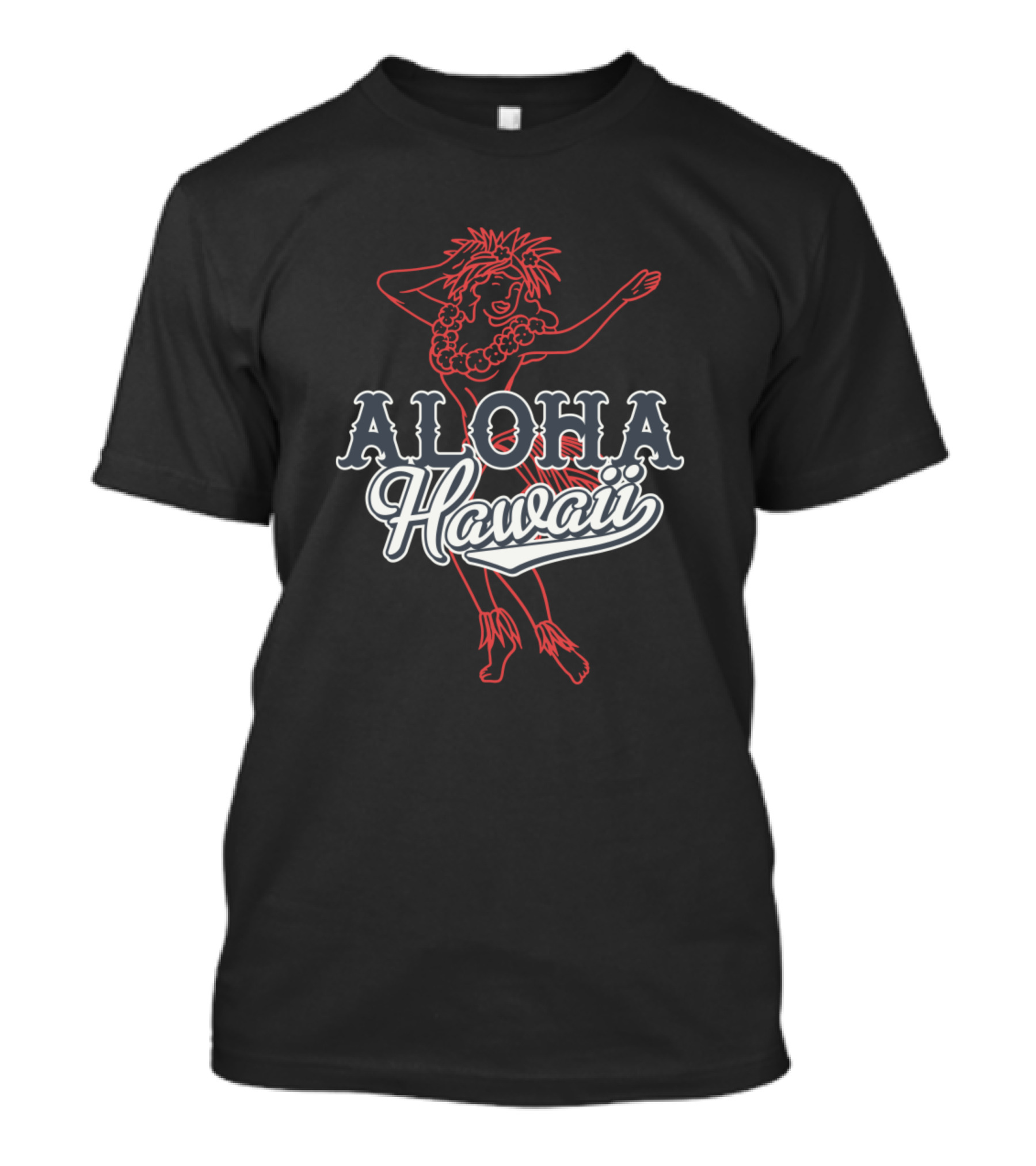 Aloha Hawaii Hula Girl T-Shirt