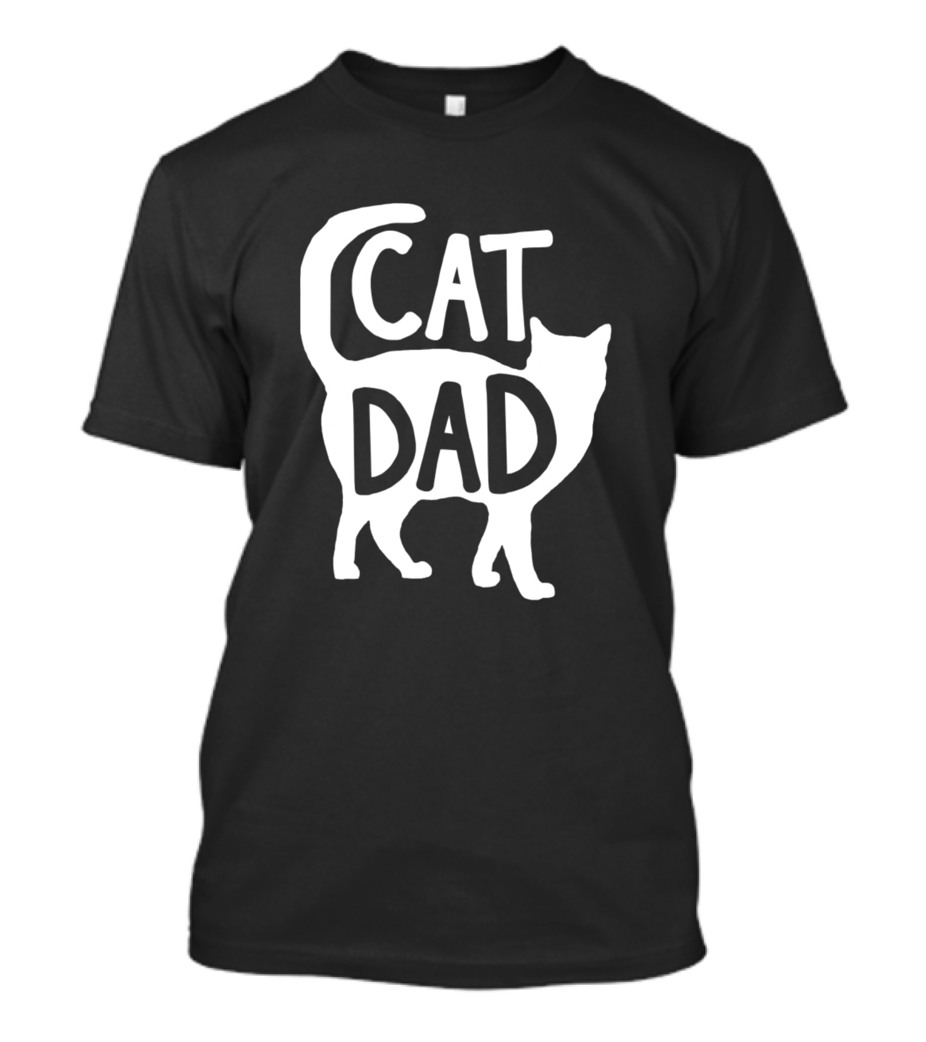 Cat Dad Best Kitty Daddy Papa Men T-Shirt