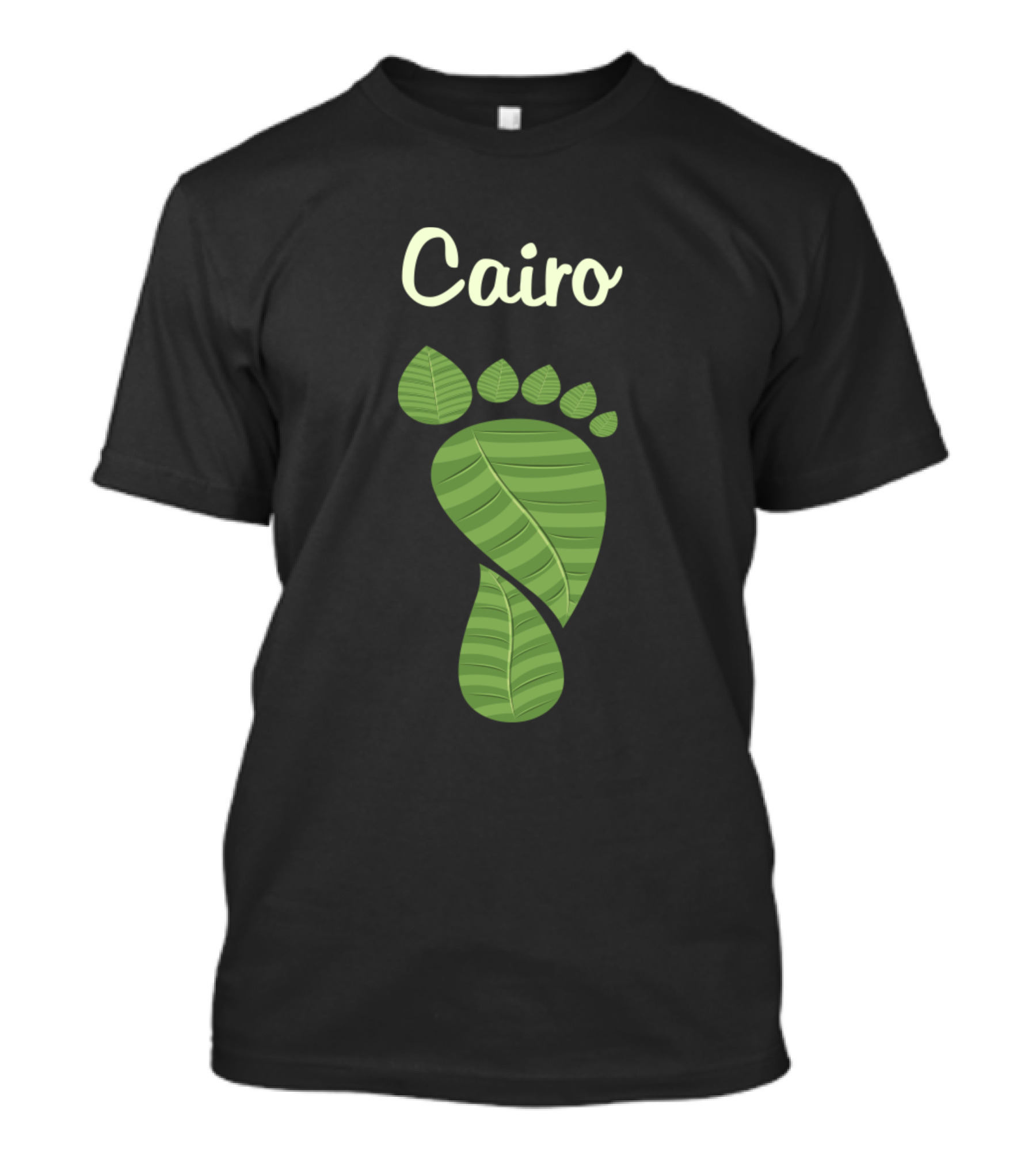 Cairo Leaves Footprint Egypt T-Shirt
