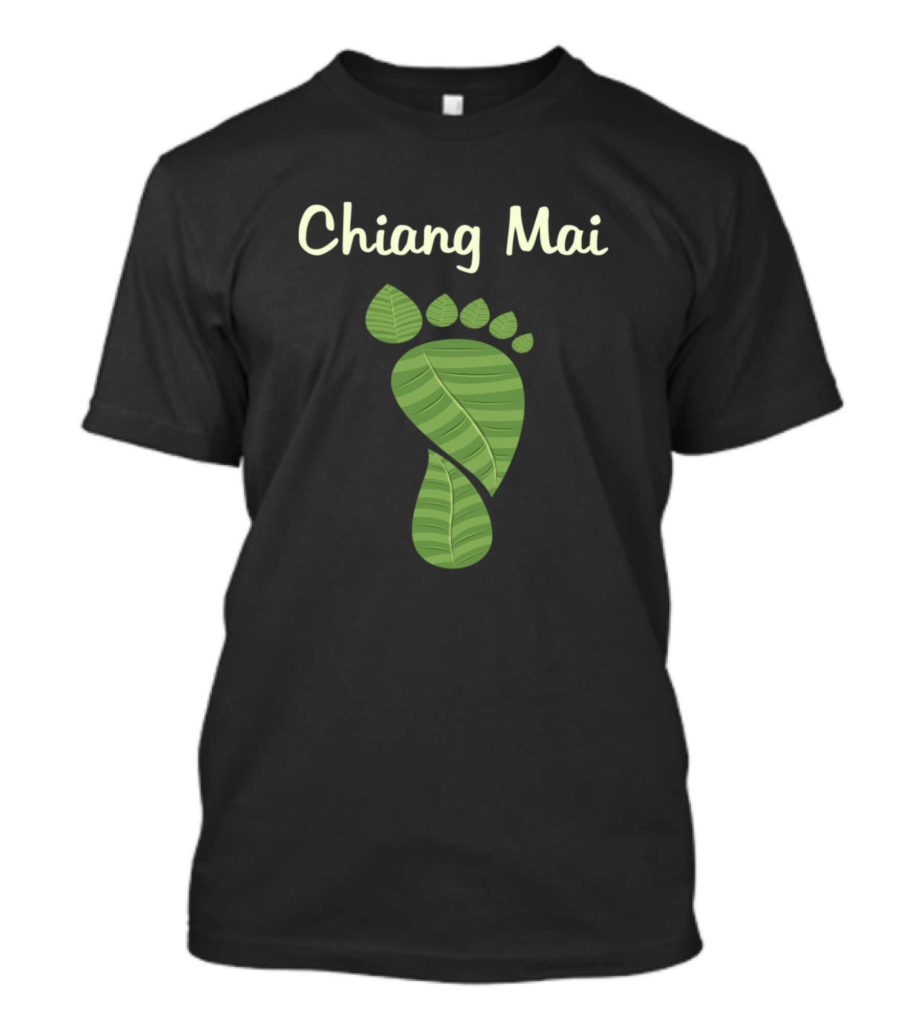 Chiang Mai World Leaves Footprint Thailand T-Shirt