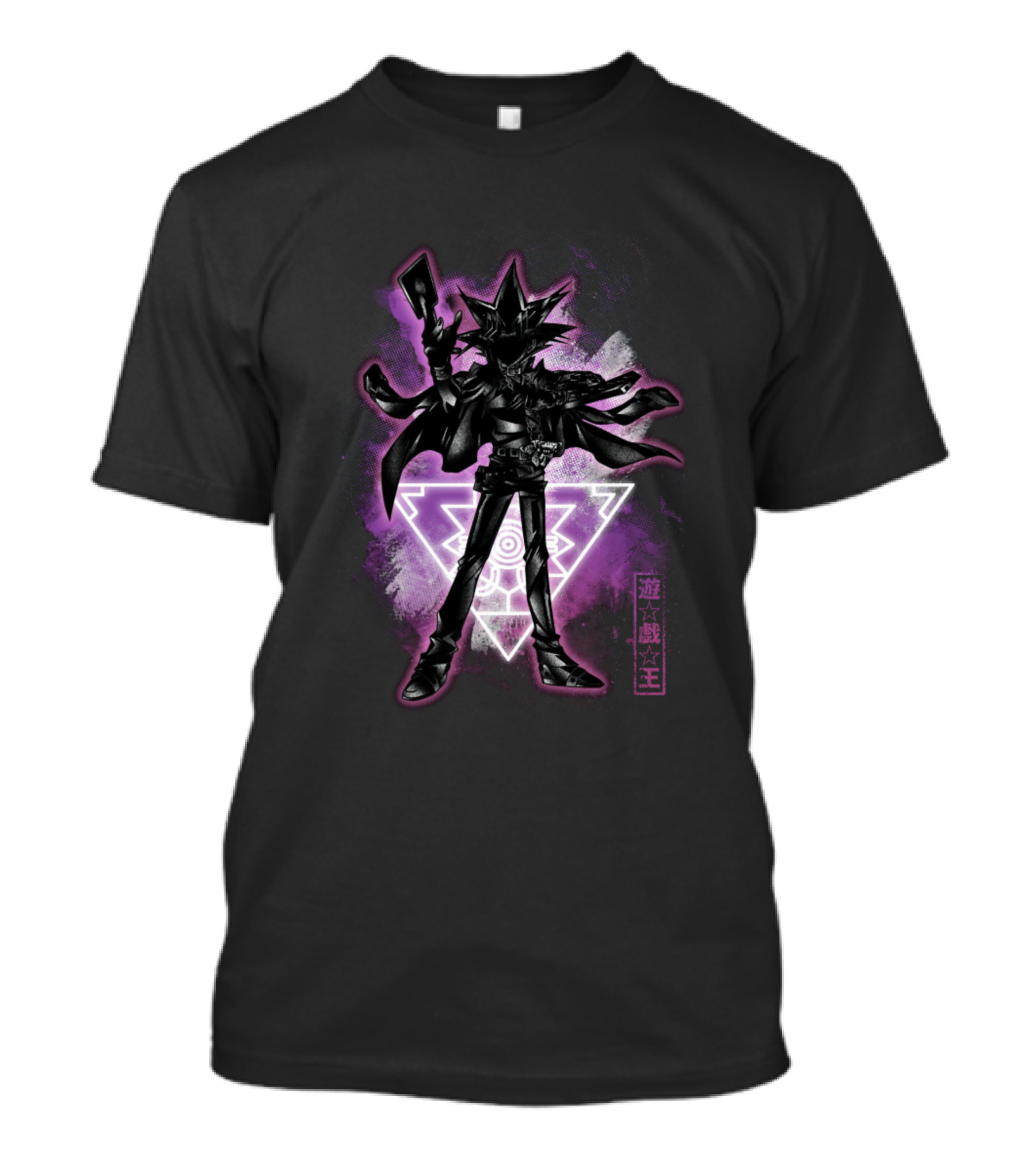 Yugi The Spirit Duelist Neon Triangle Aura T-Shirt