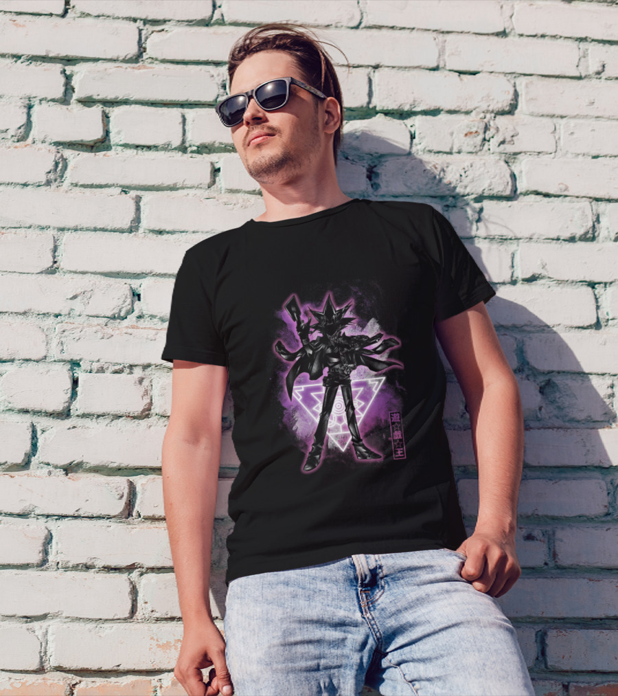 Yugi The Spirit Duelist Neon Triangle Aura T-Shirt