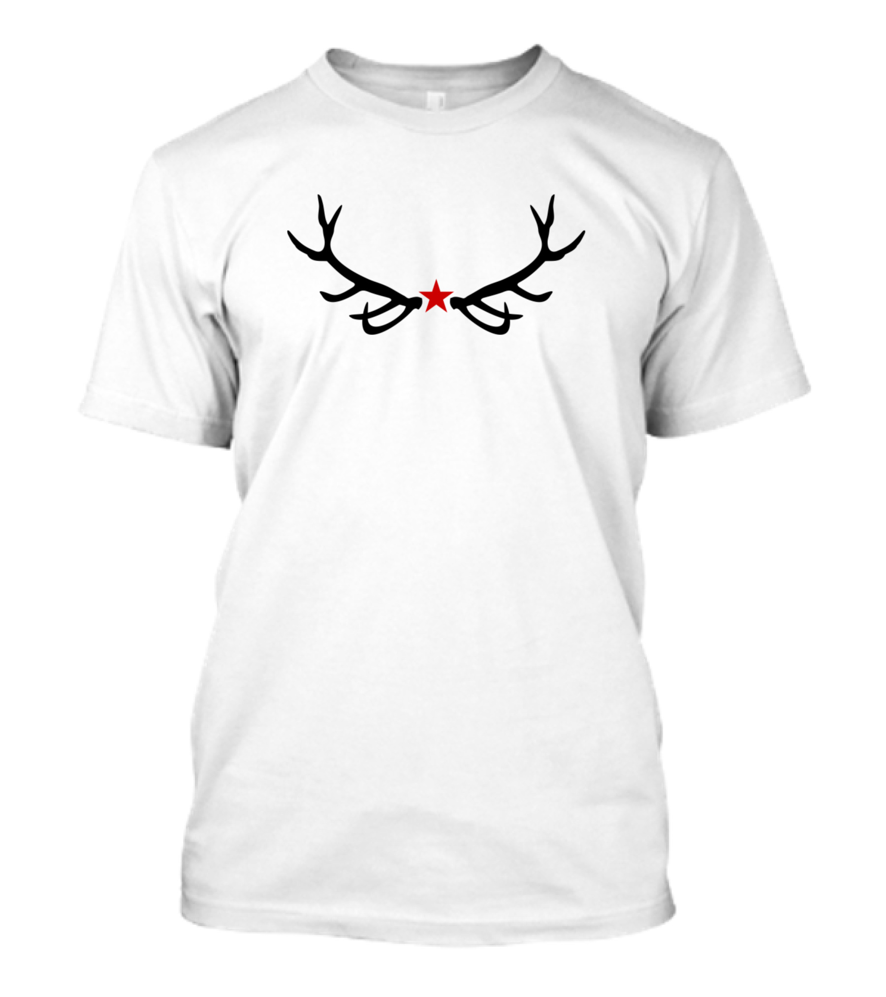 Antlers With Red Star Vts2 T-Shirt