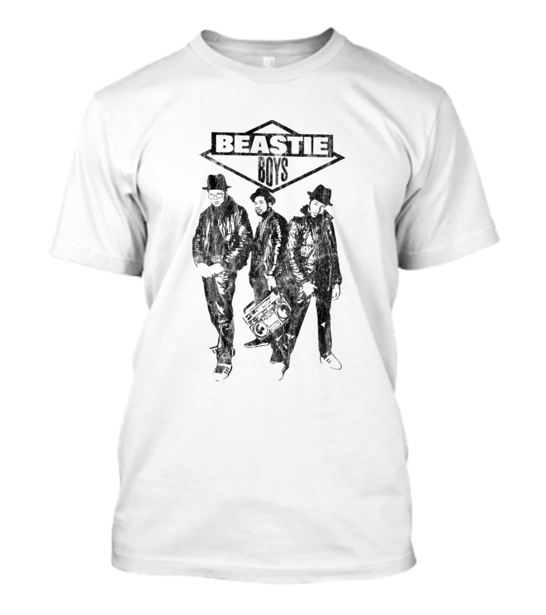 Beastie Boys Run DMC Homage Classic Hip Hop T-Shirt