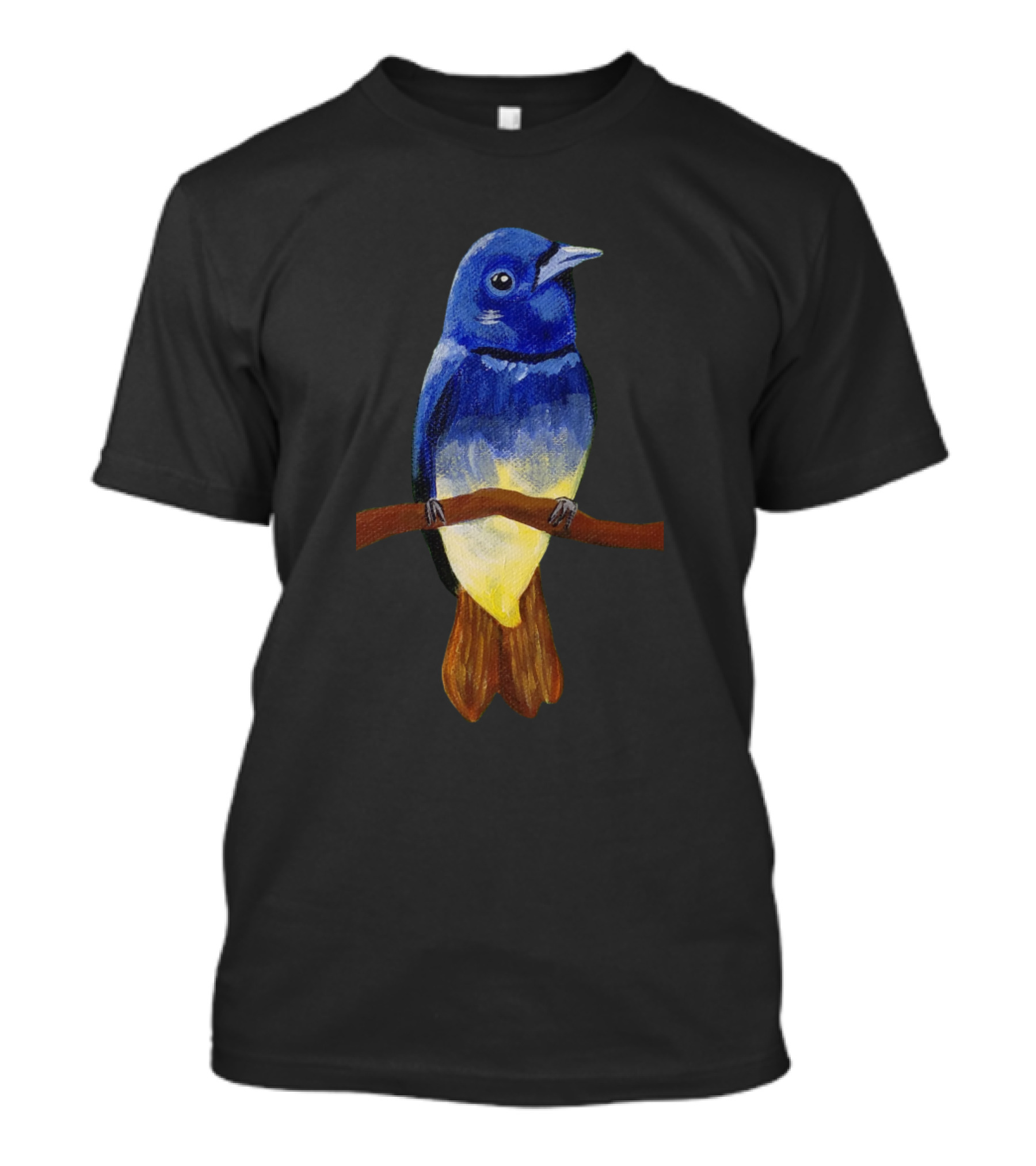 Black Naped Monarch Bird T-Shirt