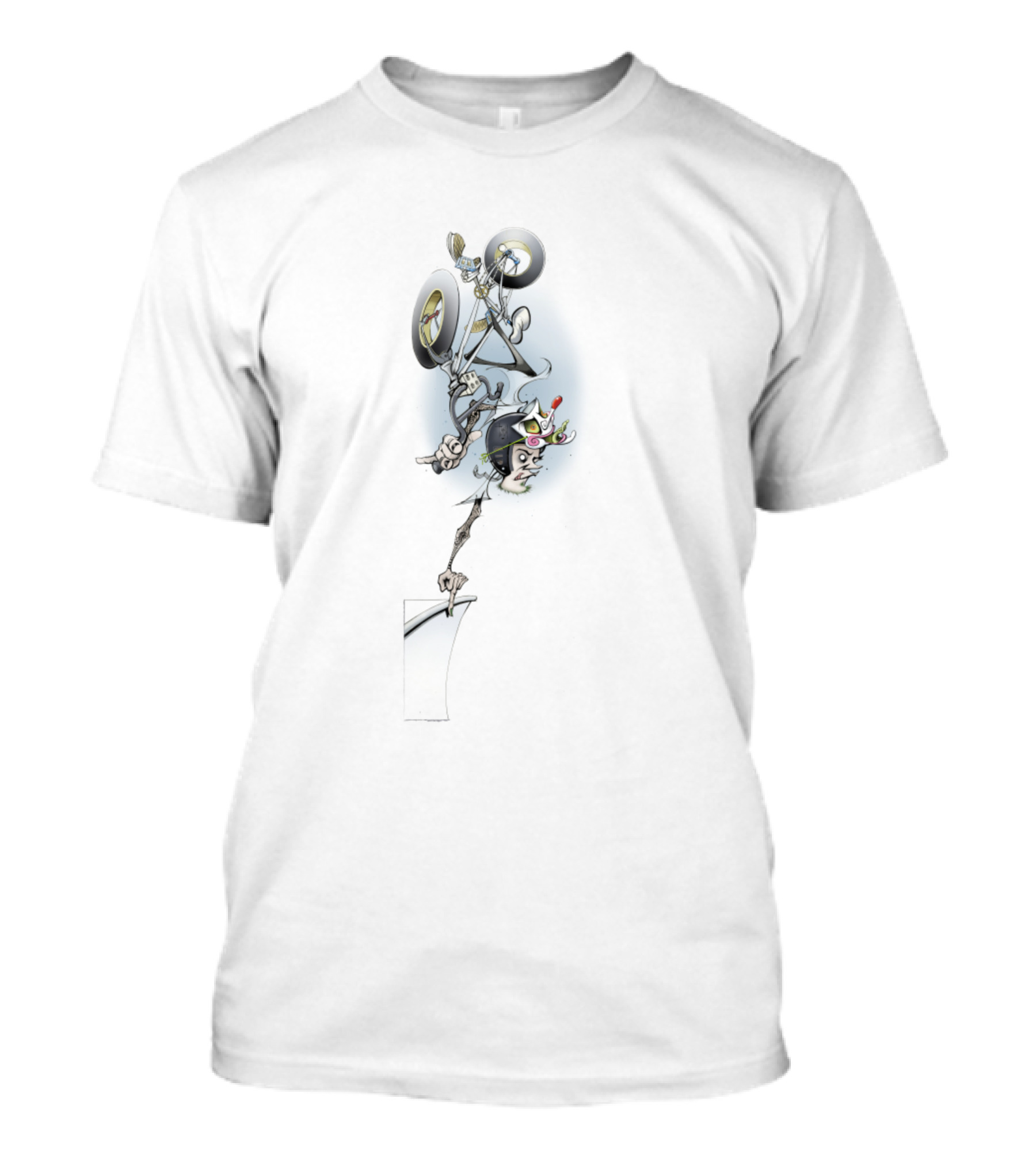 BMX Finger Plant Skateboard Trick T-Shirt