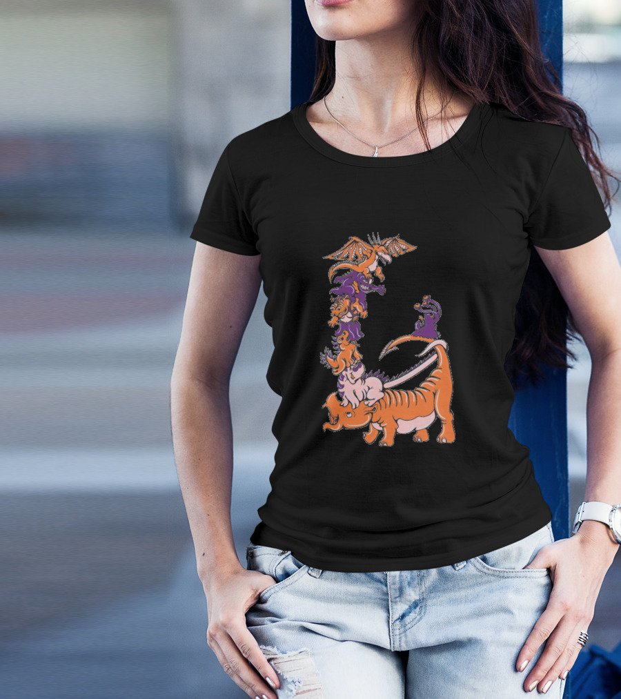 Cute Imaginary Creatures Featuring Awesome Fantasy Animal Stack T-Shirt