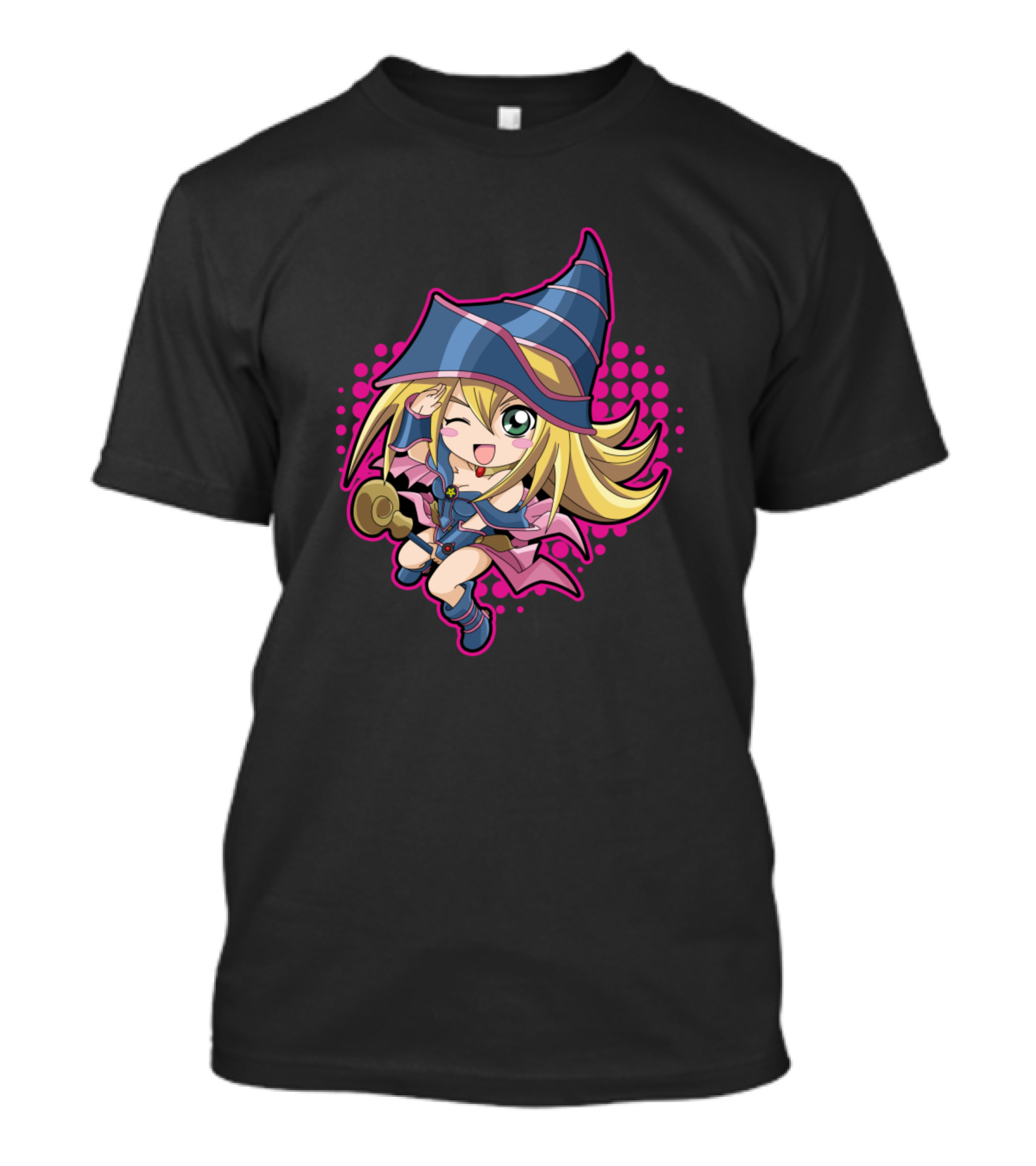 Dark Magician Girl Kawaii Winking Chibi Anime T-Shirt