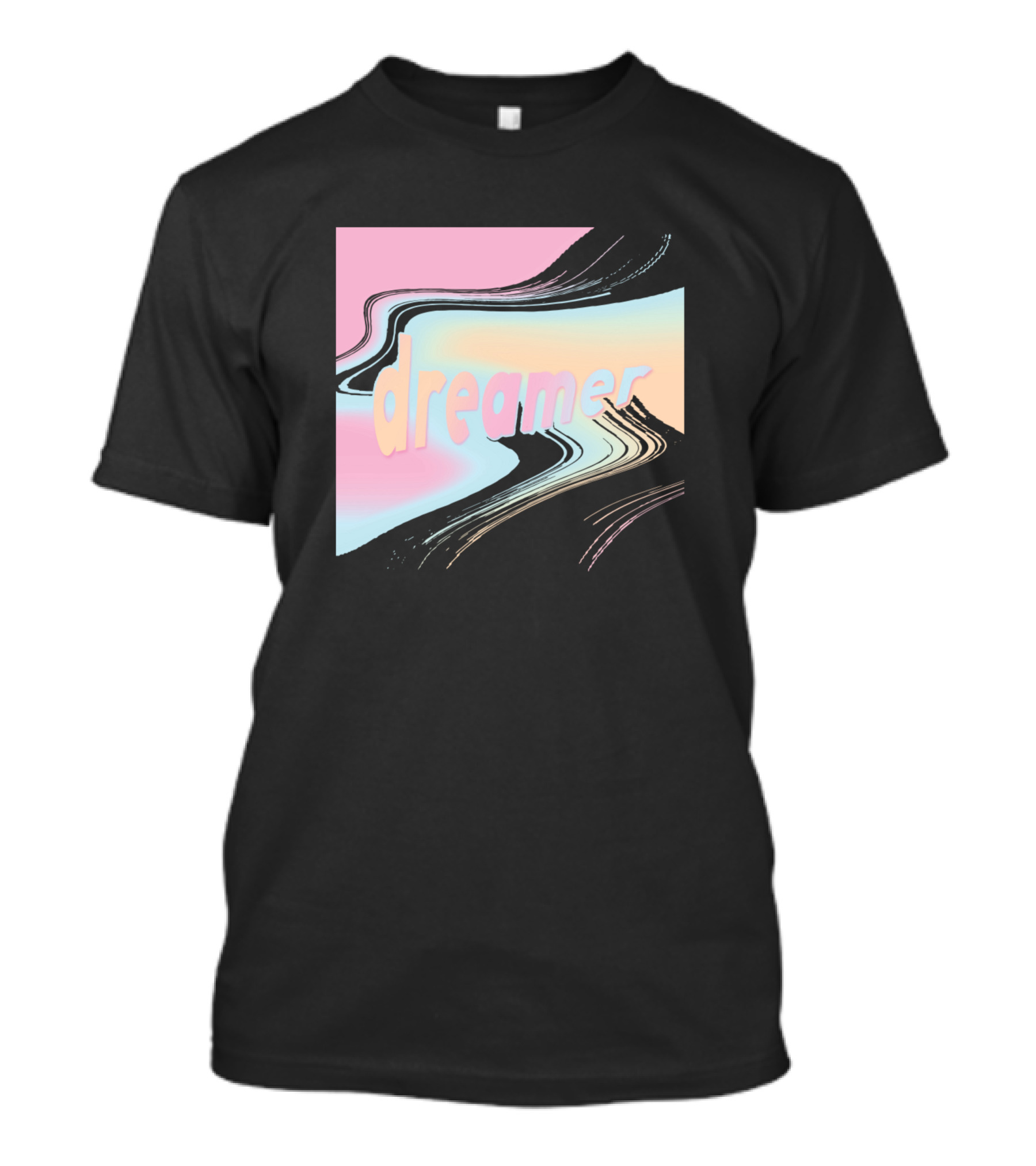 Dreamer Discount Love Potion Psychedelic Pastel Waves T-Shirt