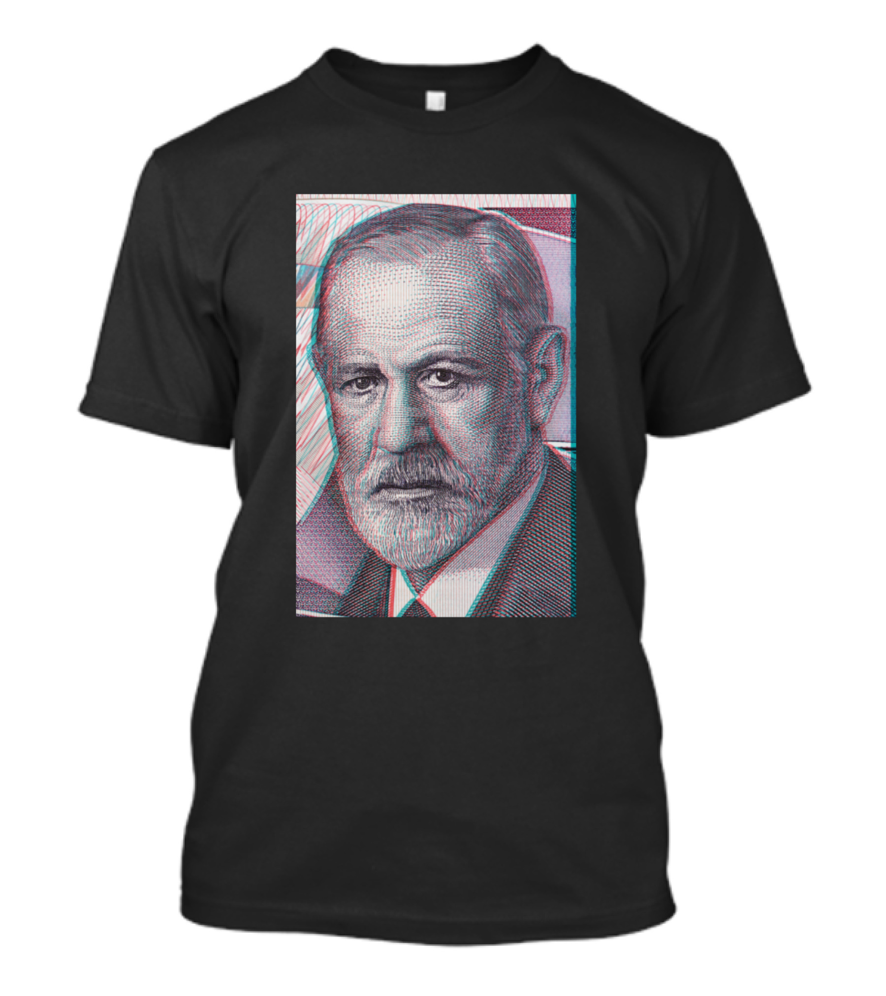 Freud 3D Anaglyph T-Shirt