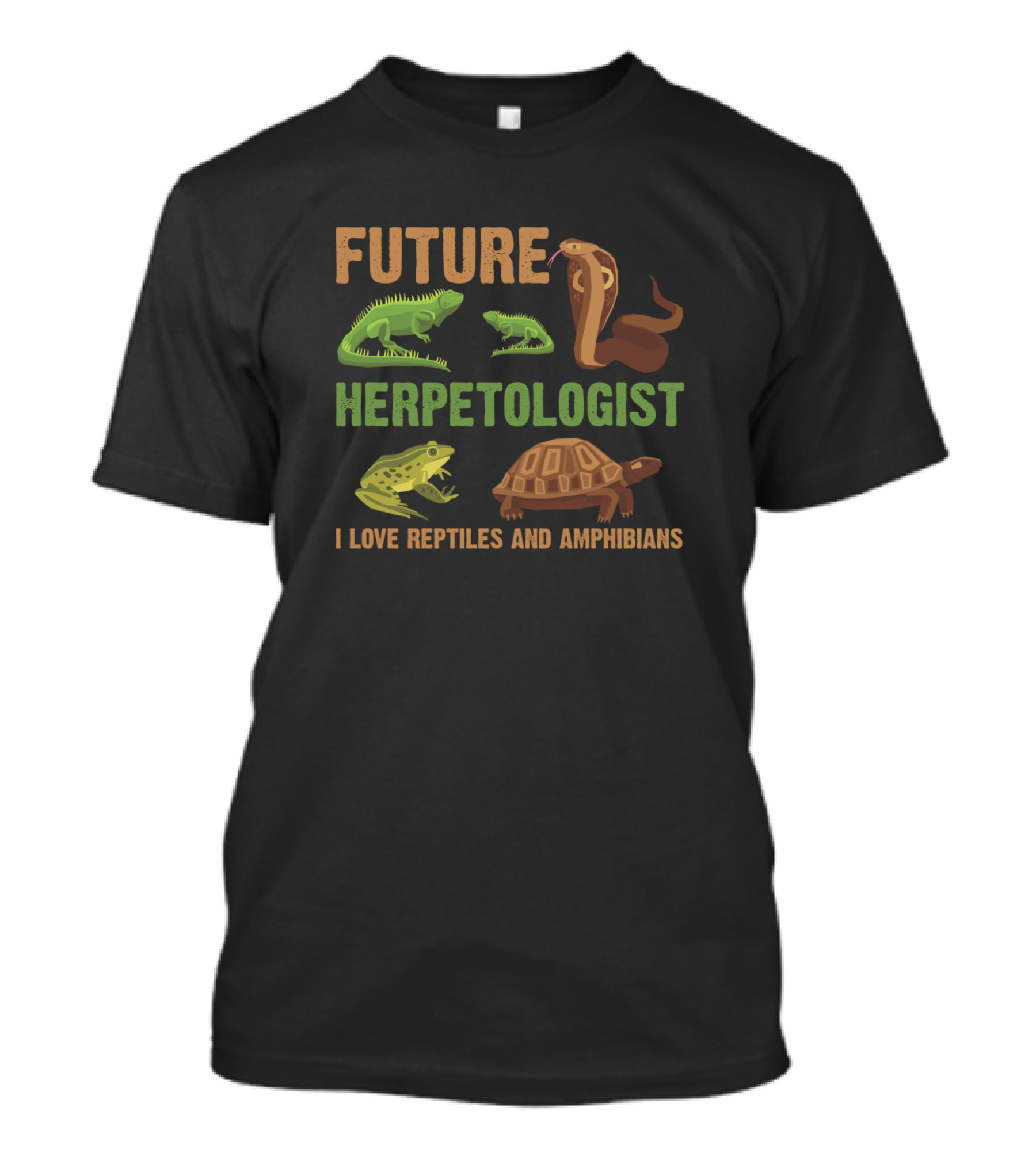 Future Herpetologist I Love Reptiles And Amphibians T-Shirt