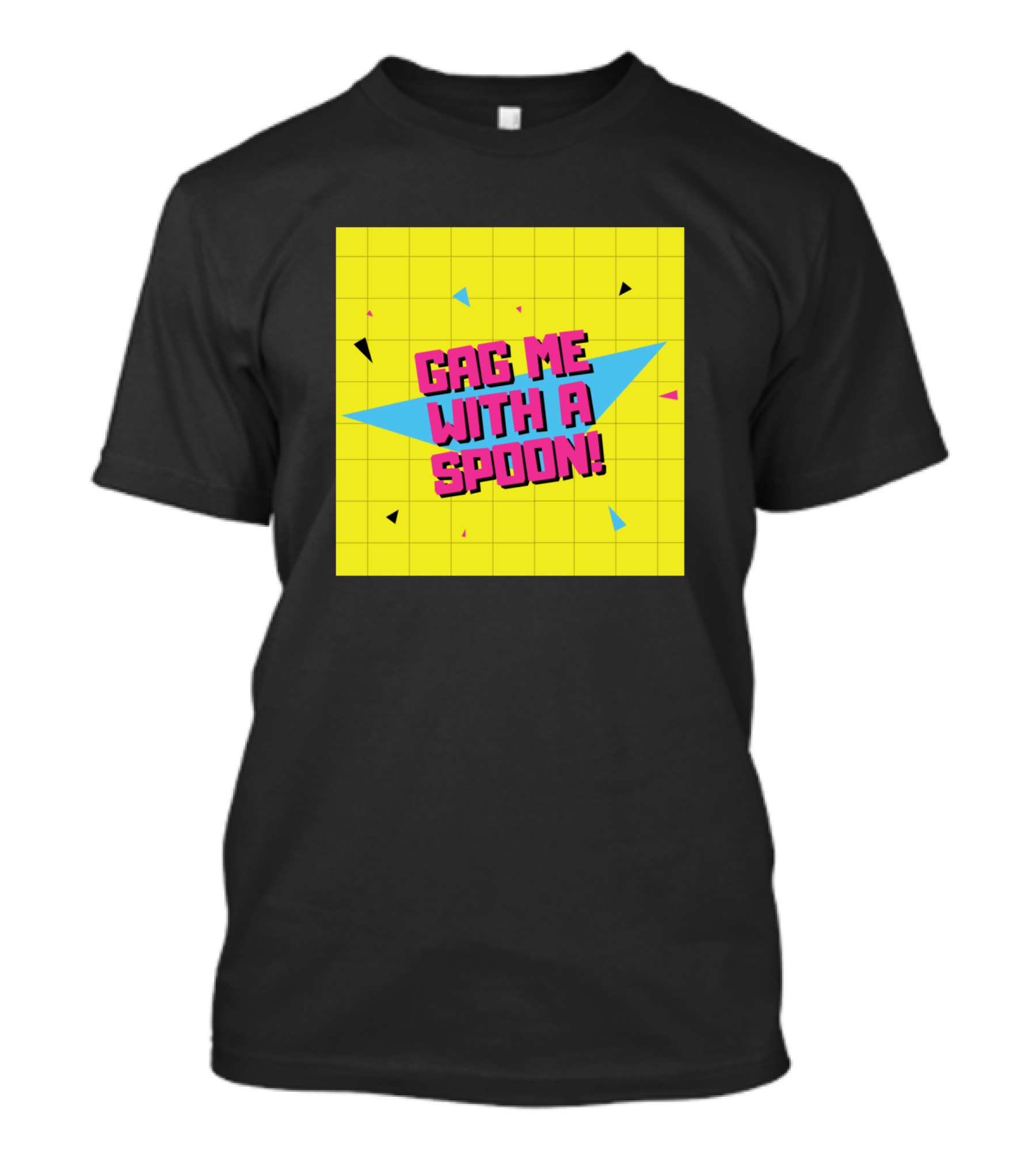 Gag Me With A Spoon 1980s Retro Funny Saying 80s T-Shirt