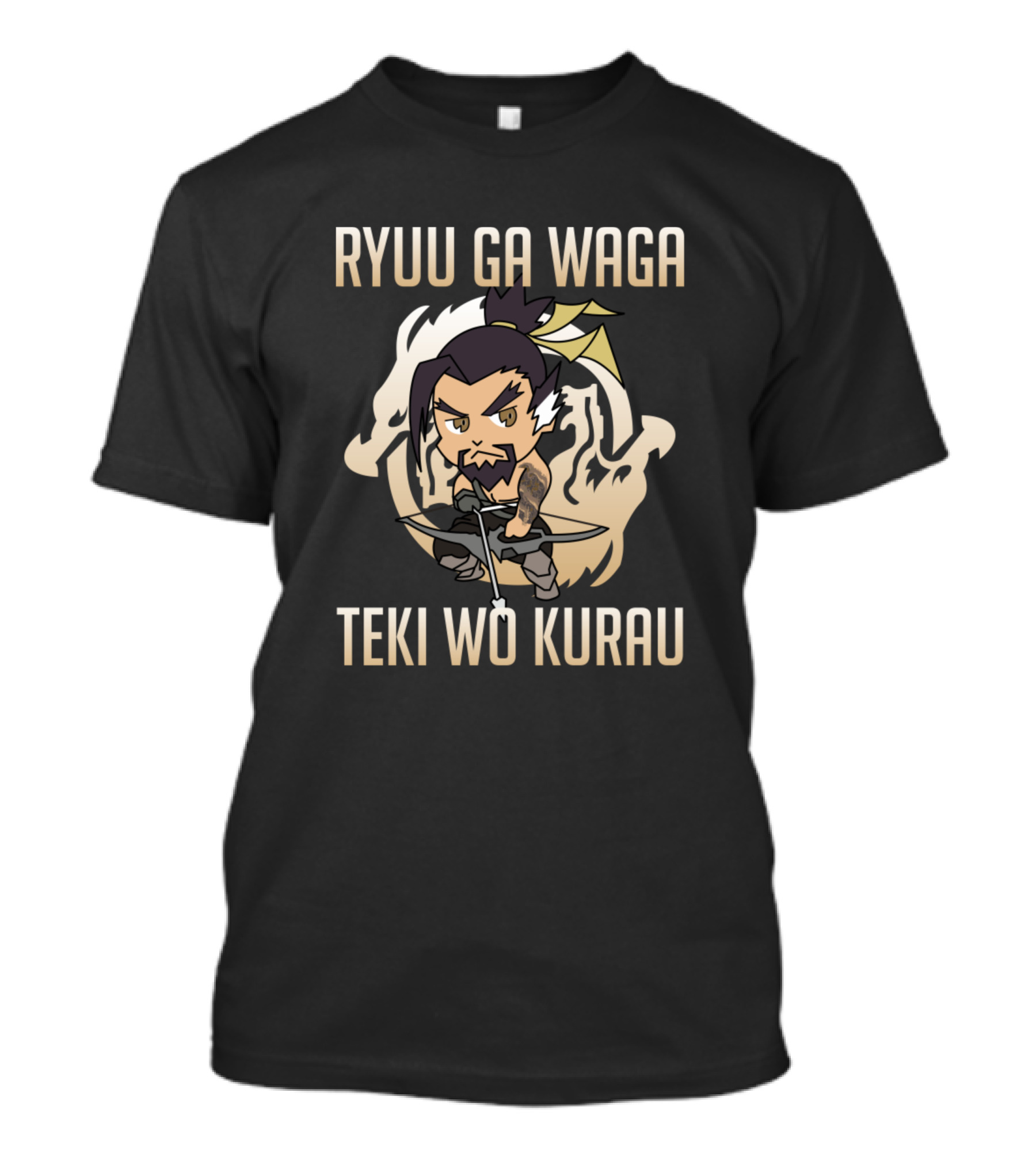 Ryuu Ga Waga Teki Wo Kurau Hanzo Cute Chibi T-Shirt
