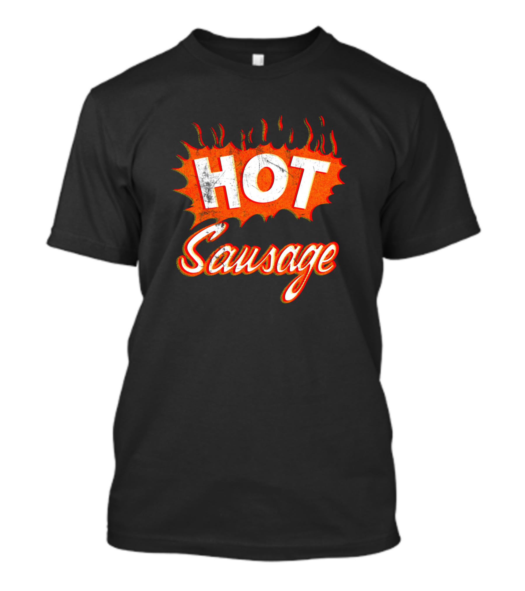 HOT Sausage Flame Burst T-Shirt