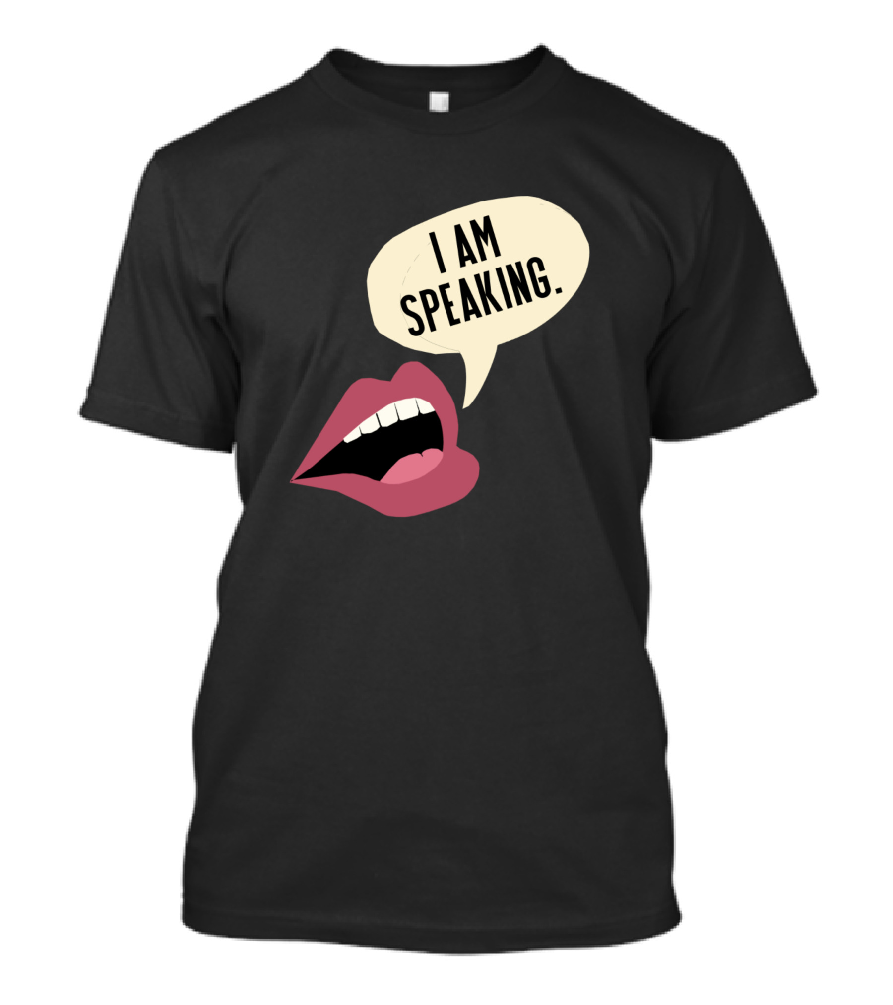 I Am Speaking Boldly Empowering Message With Open Mouth T-Shirt