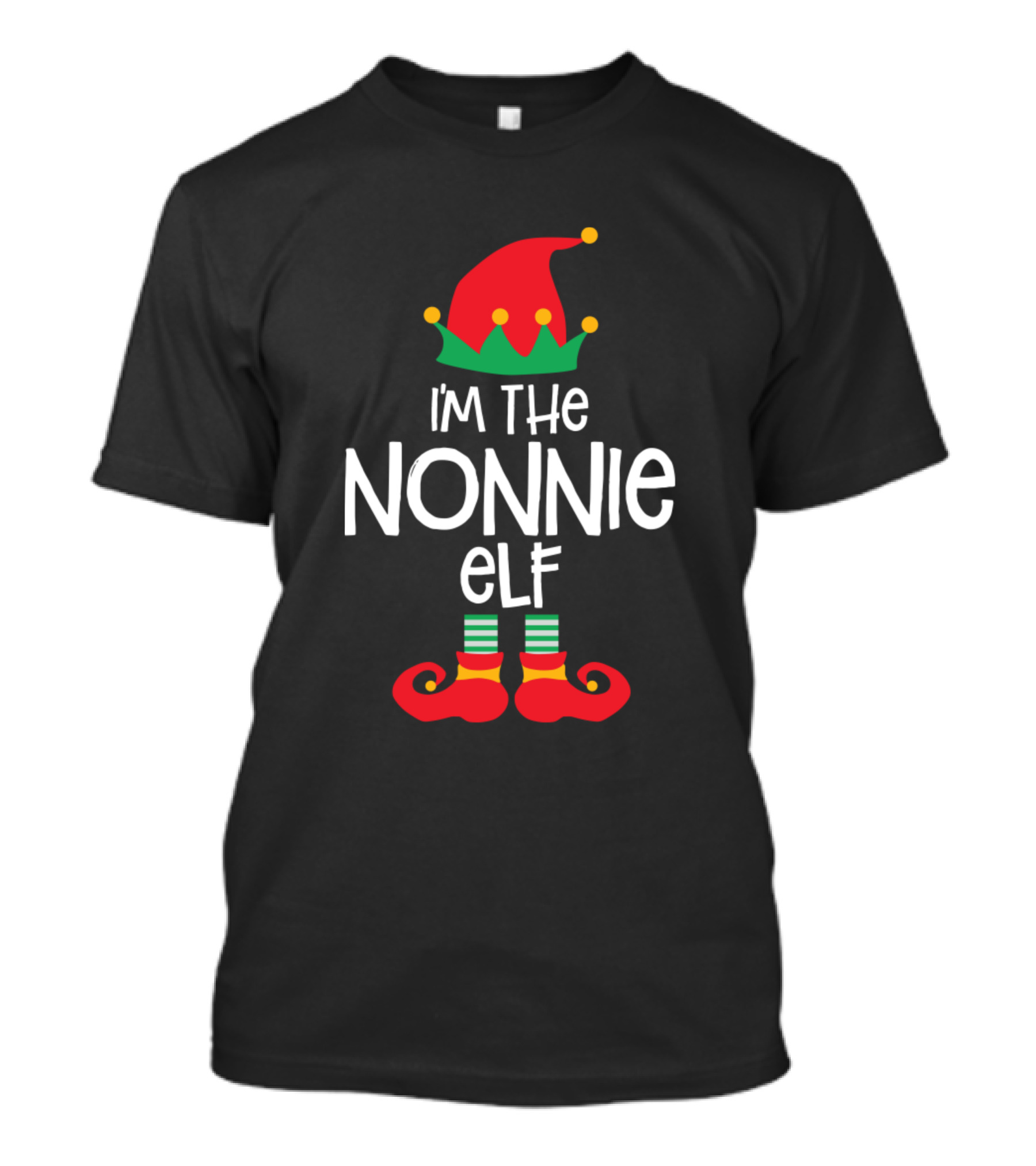 I'm The Nonnie Elf Christmas Idea Xmas Family T-Shirt