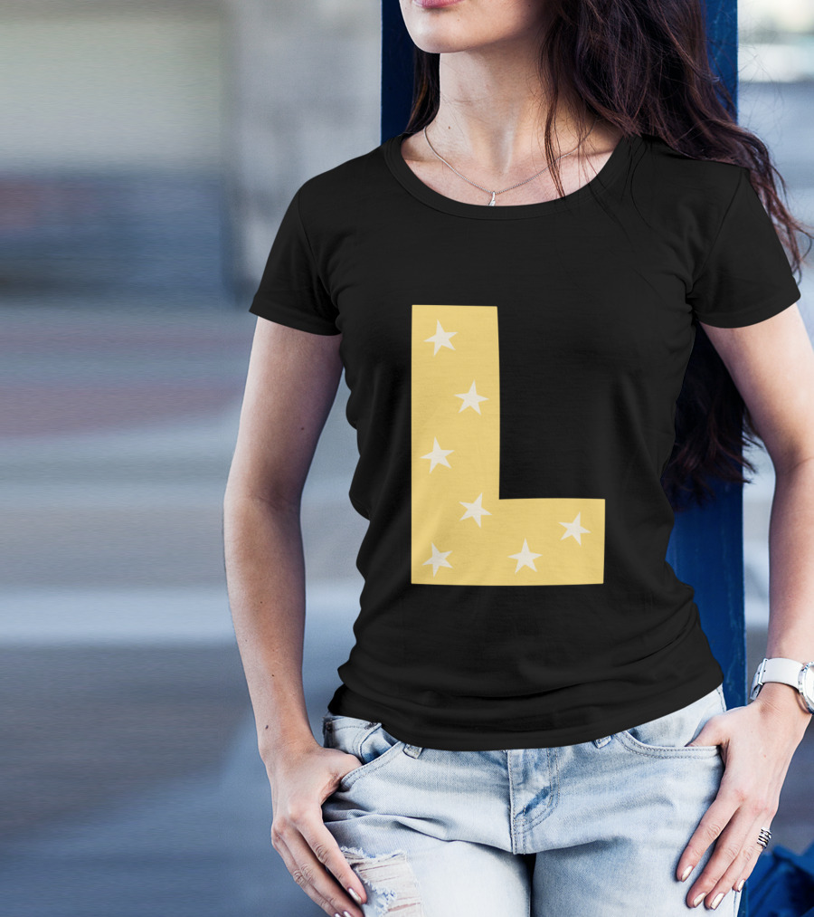 Letter L Star Forest Alphabet T-Shirt
